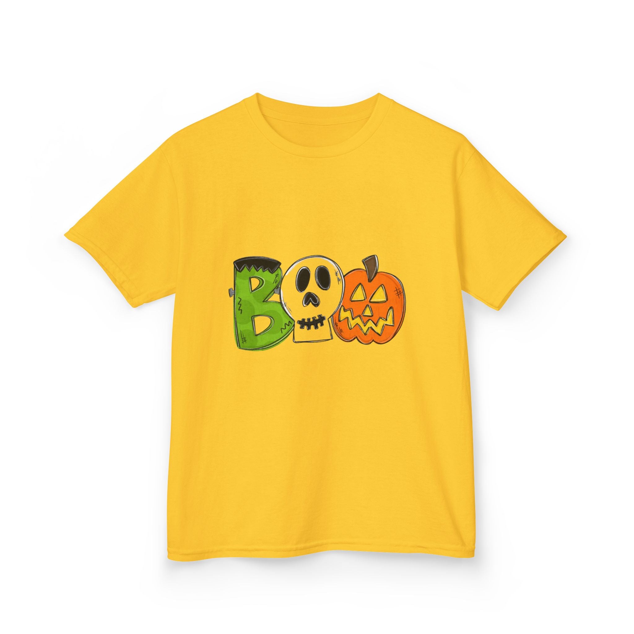 Halloween BOO Kids Short Sleeve T-Shirt
