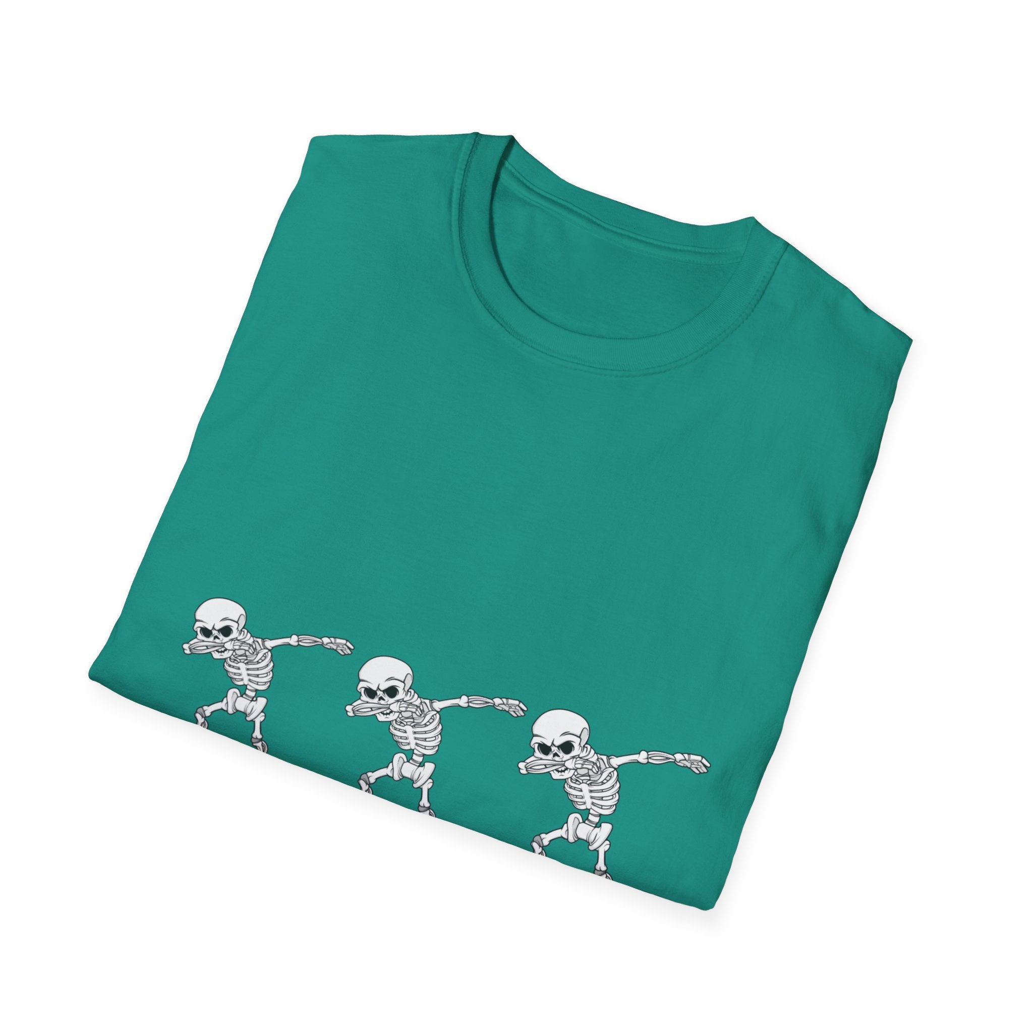 Dabbing Skeleton Dance Unisex Softstyle T-Shirt