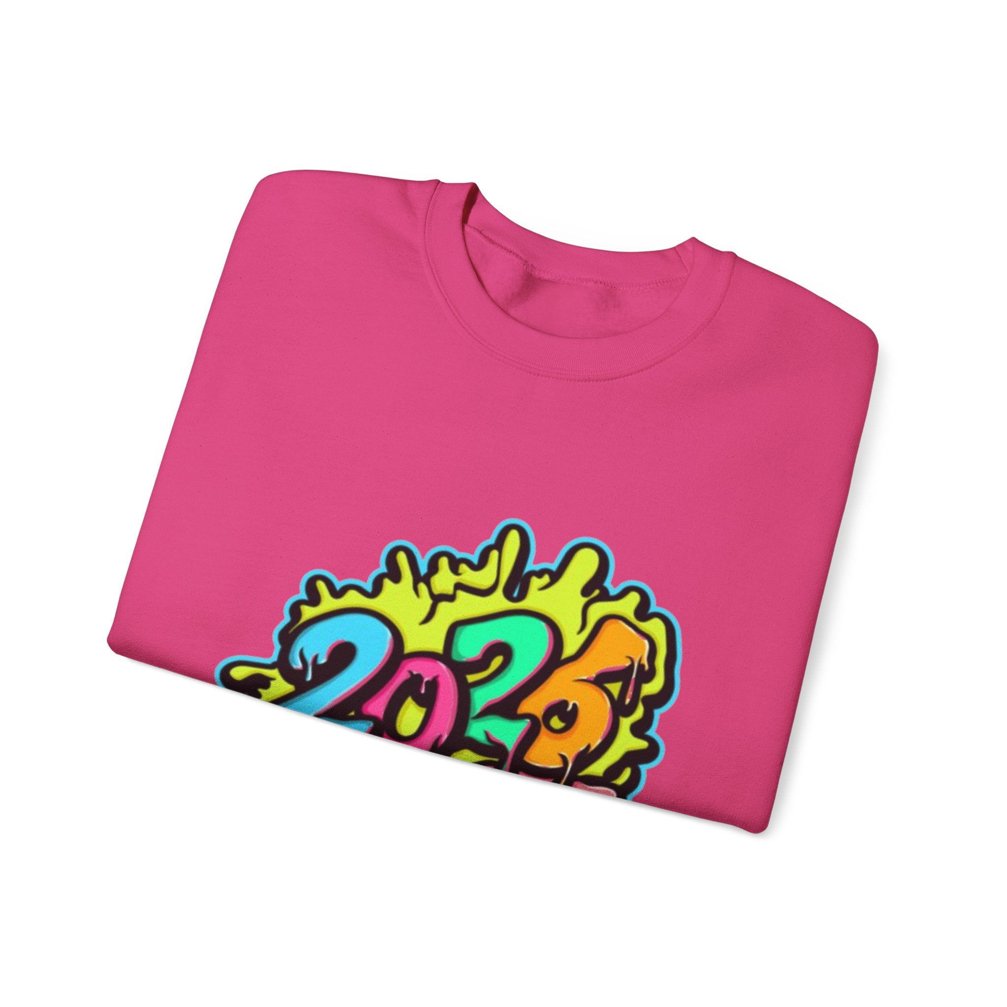 2026 Colorful Drip Design Unisex Sweatshirt