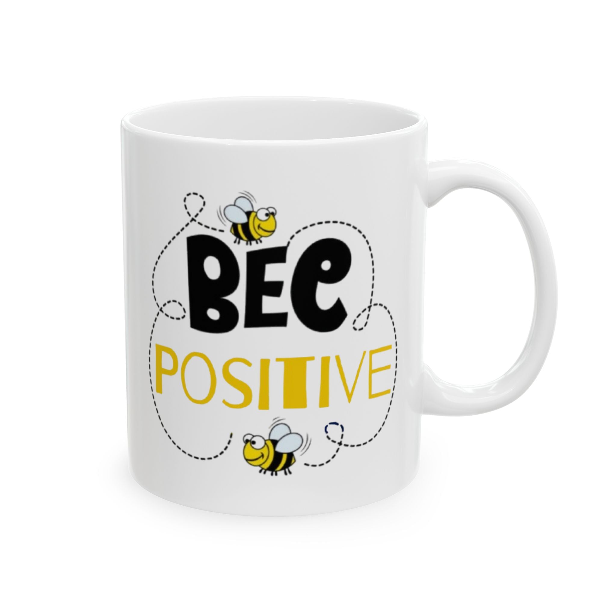 Bee Positive Ceramic Mug
