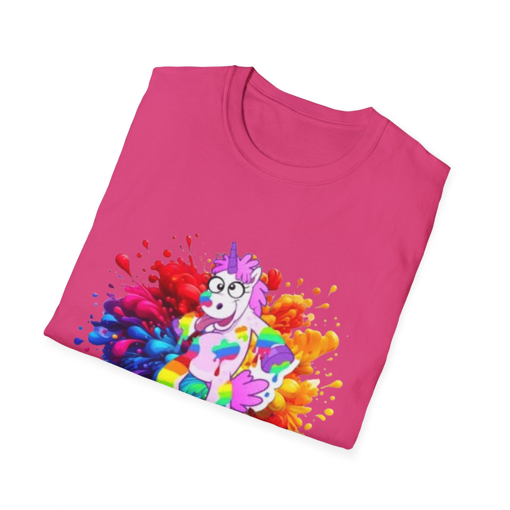 Drunk With Color Unicorn Unisex Softstyle T-Shirt