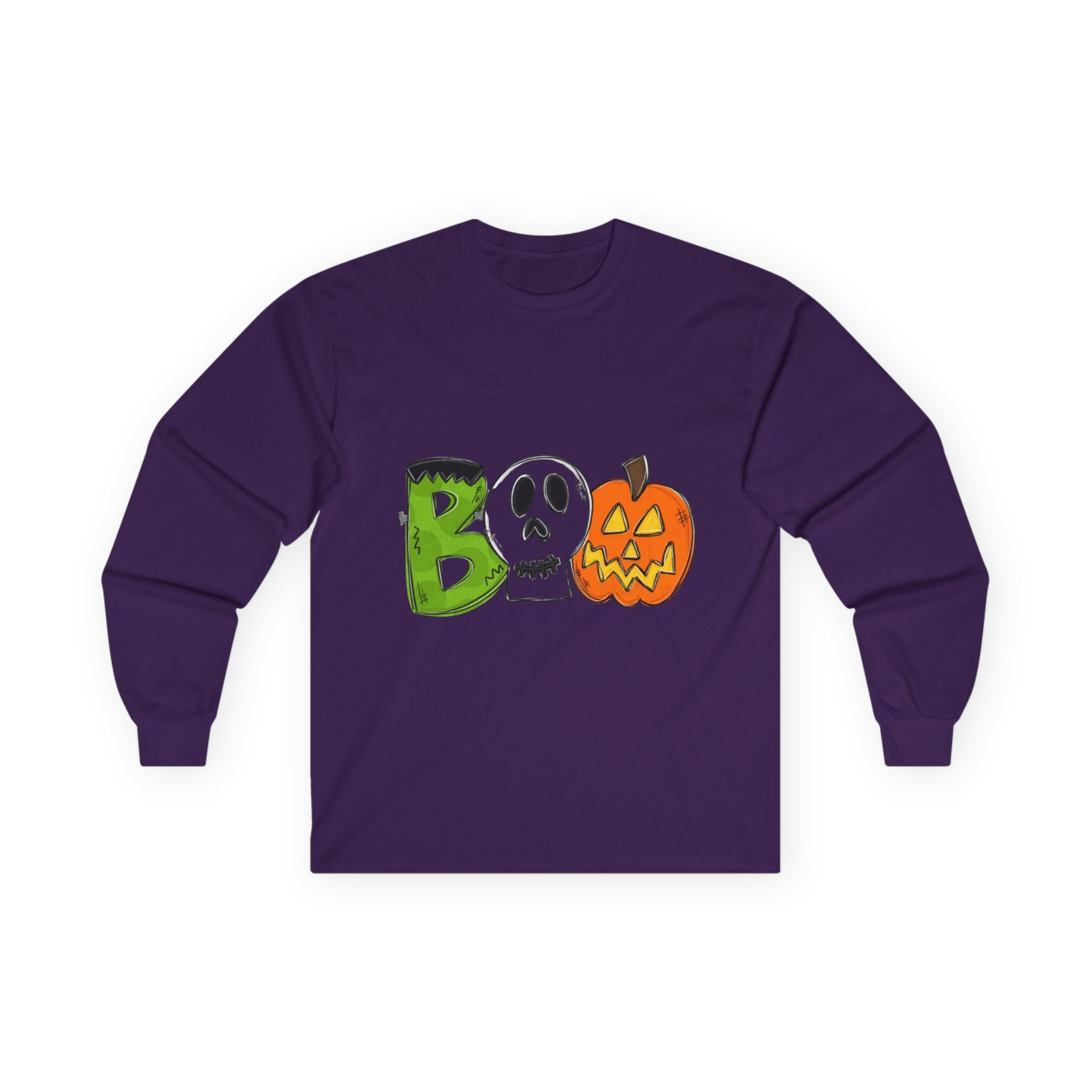 Halloween BOO Unisex Ultra Cotton Long Sleeve T-Shirt