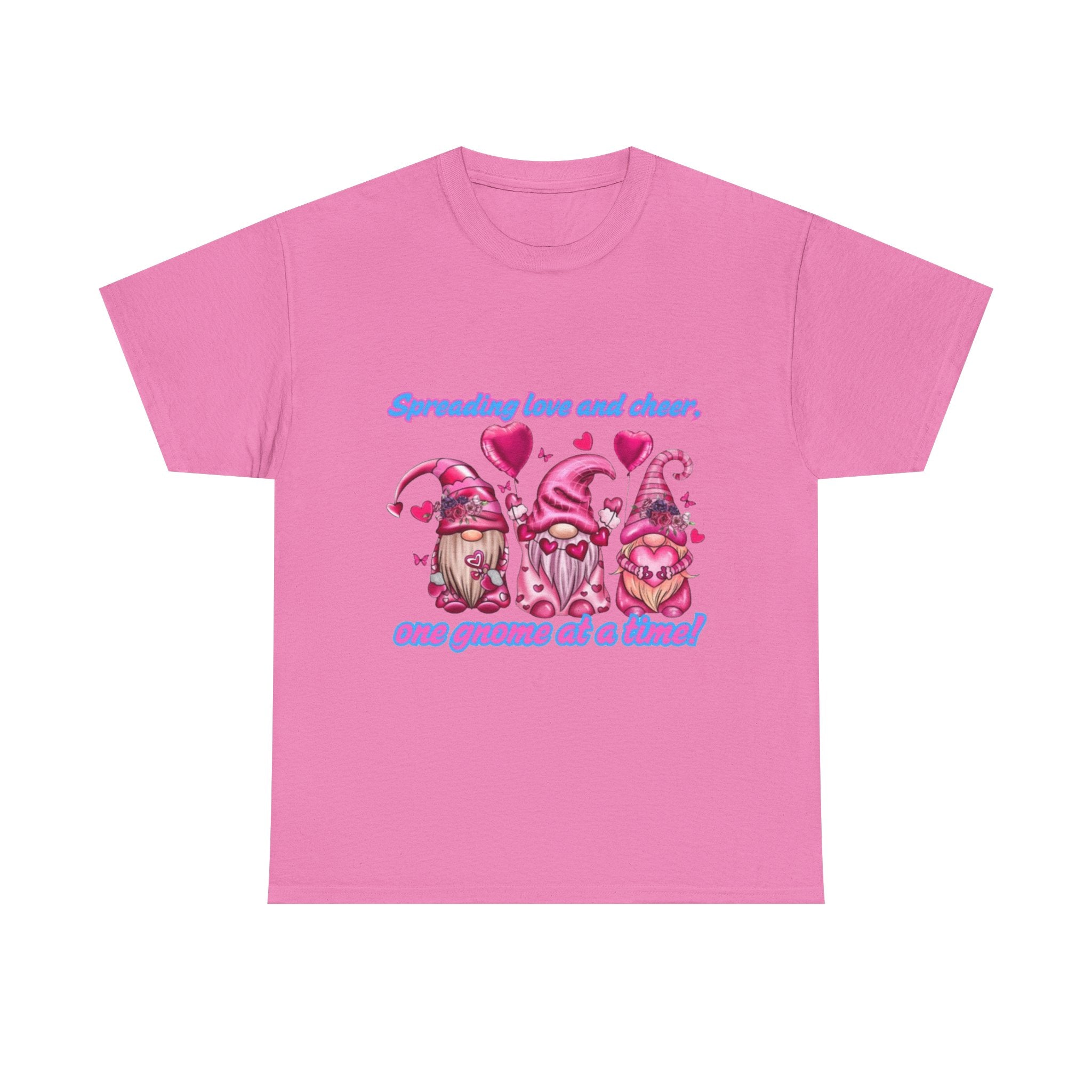 Spreading Love And Cheer, One Gnome At A Time Unisex Heavy Cotton T-Shirt