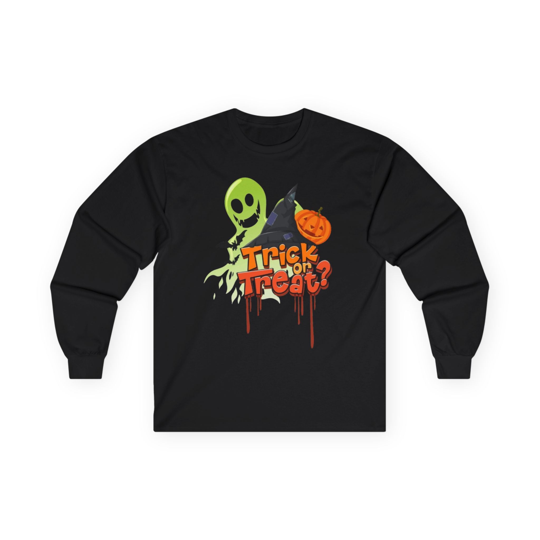 Halloween Trick or Treat Unisex Ultra Cotton Long Sleeve T-Shirt