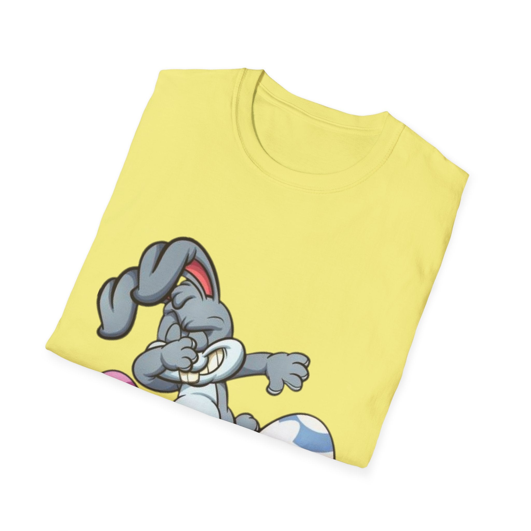 Dabbing Easter Bunny Unisex Softstyle T-Shirt