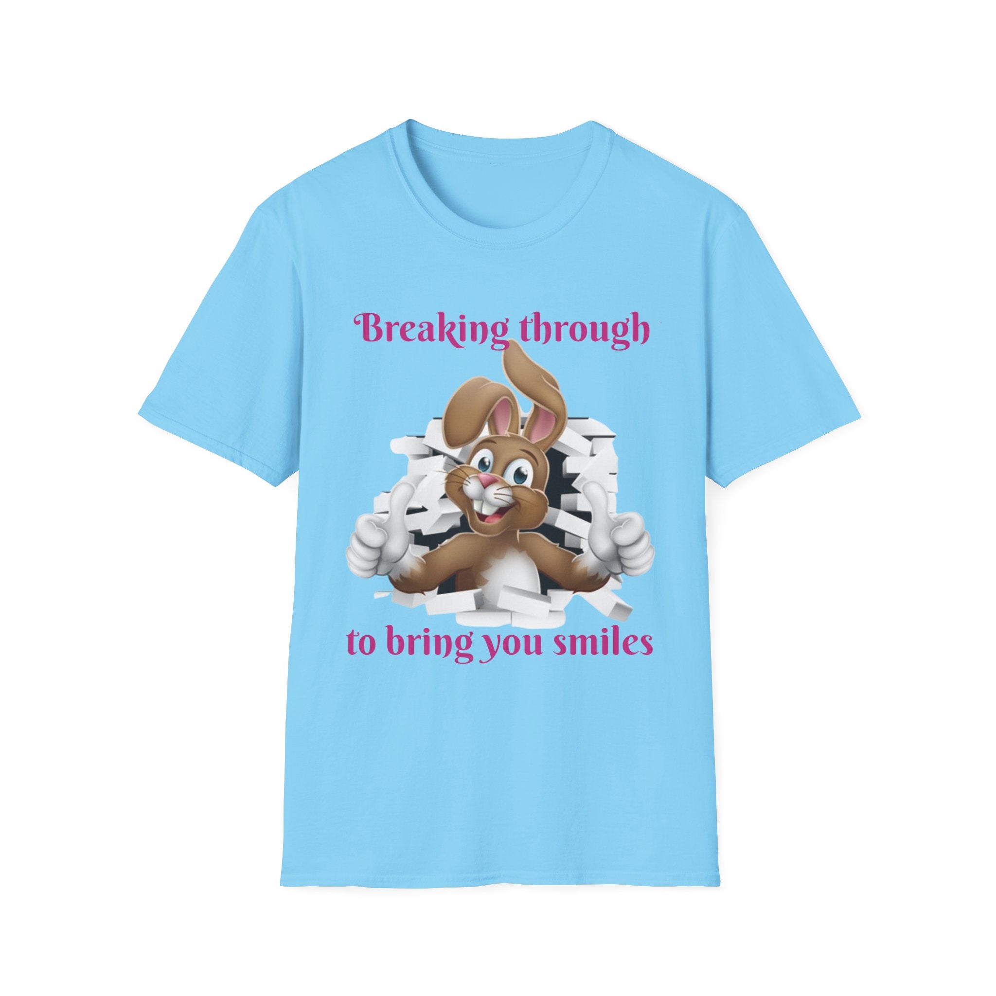 Breaking Through To Bring You Smiles Unisex Softstyle T-Shirt