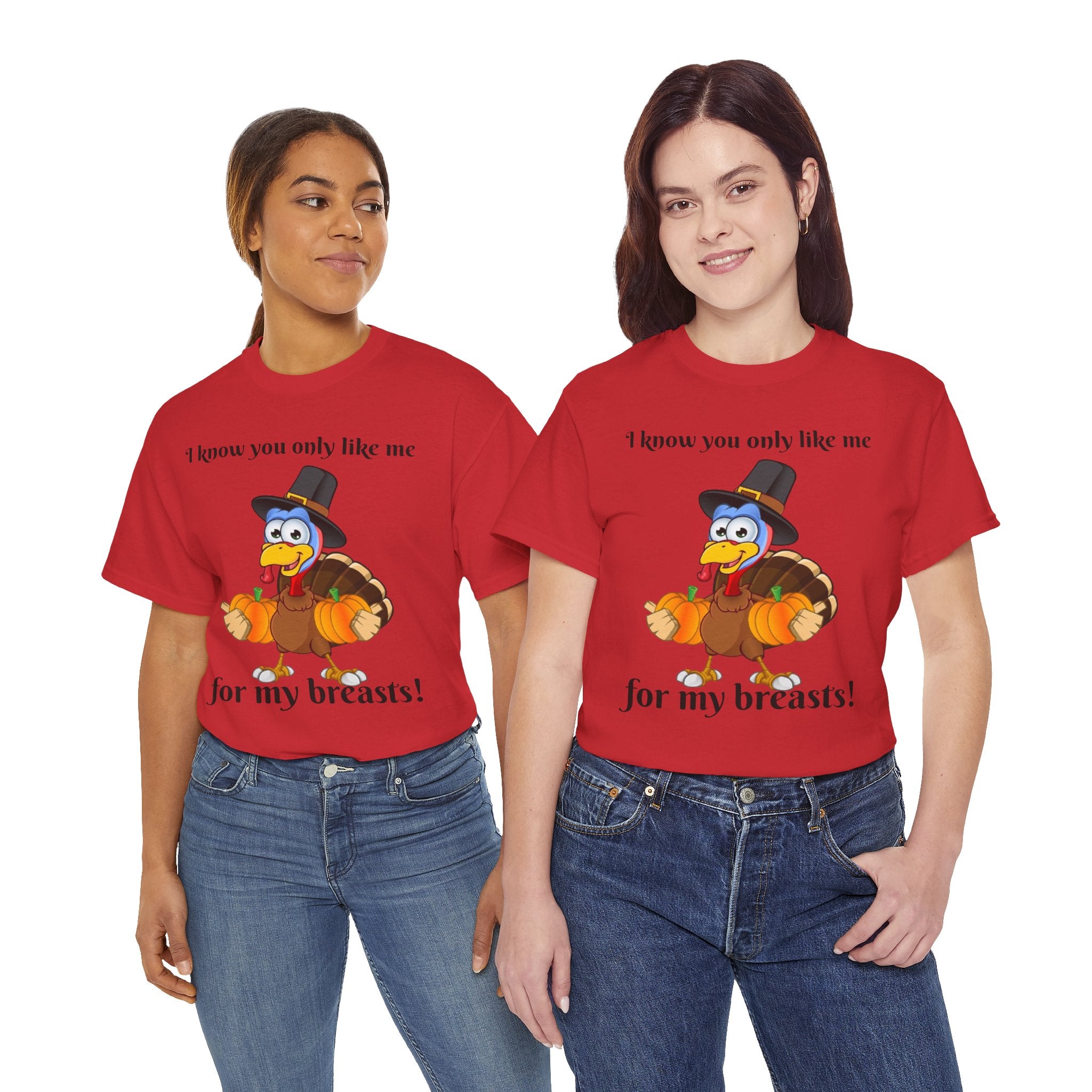 I Know You Only Like Me For My Breasts! Unisex Heavy Cotton T-Shirt