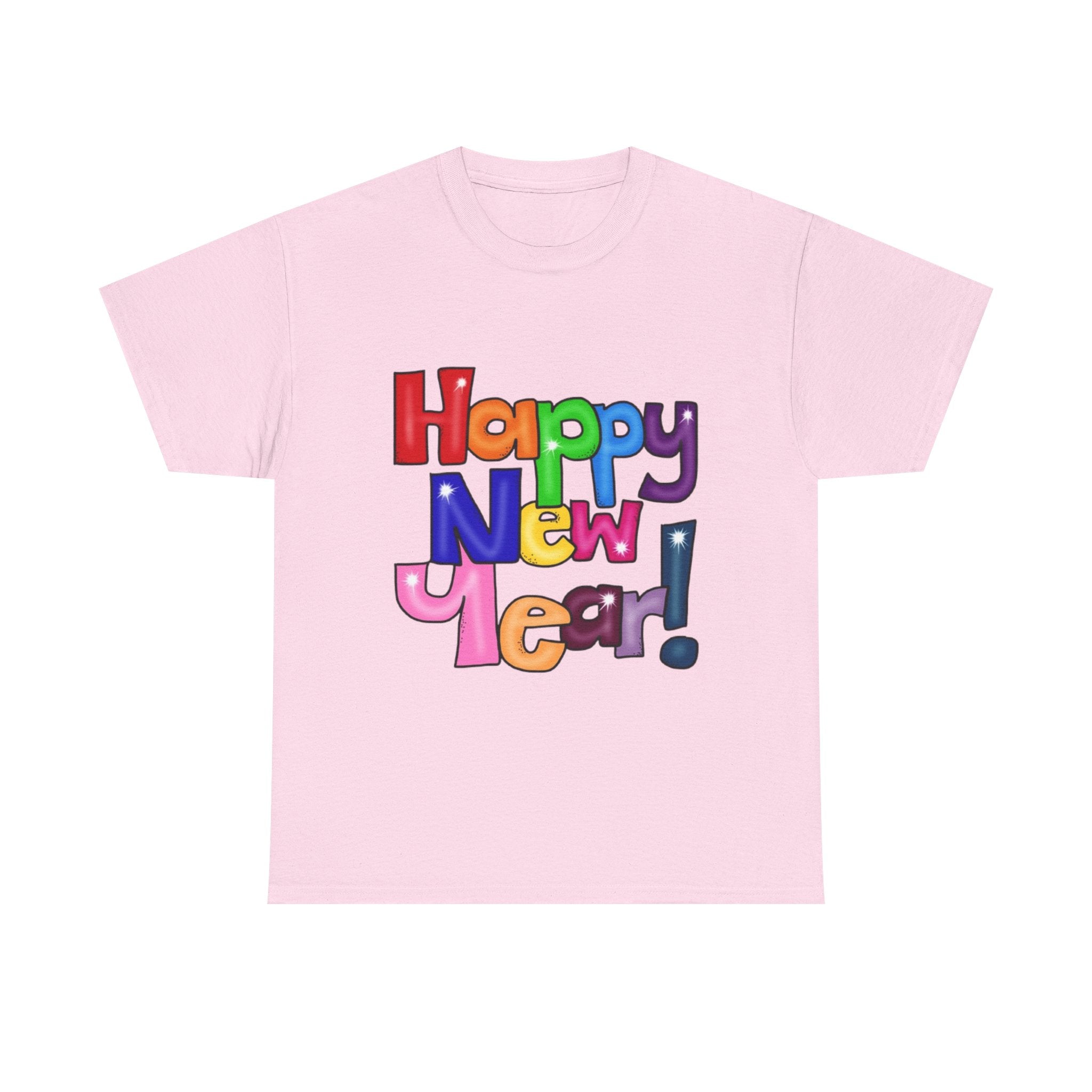 2026 Happy New Year DOUBLE SIDED Unisex Heavy Cotton T-Shirt