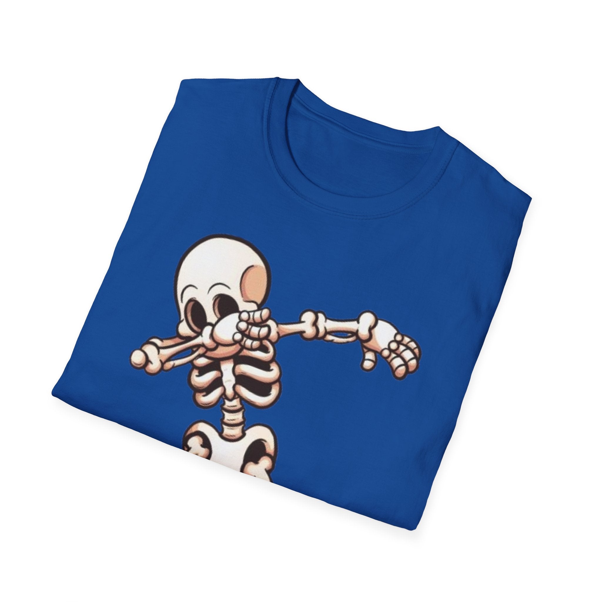Dabbing Halloween Skeleton Unisex Softstyle T-Shirt