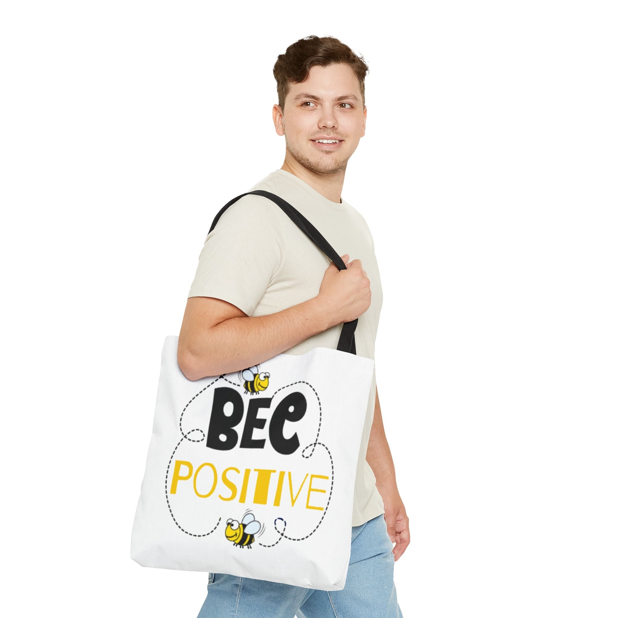 Bee Positive Eco-Friendly Tote Bag