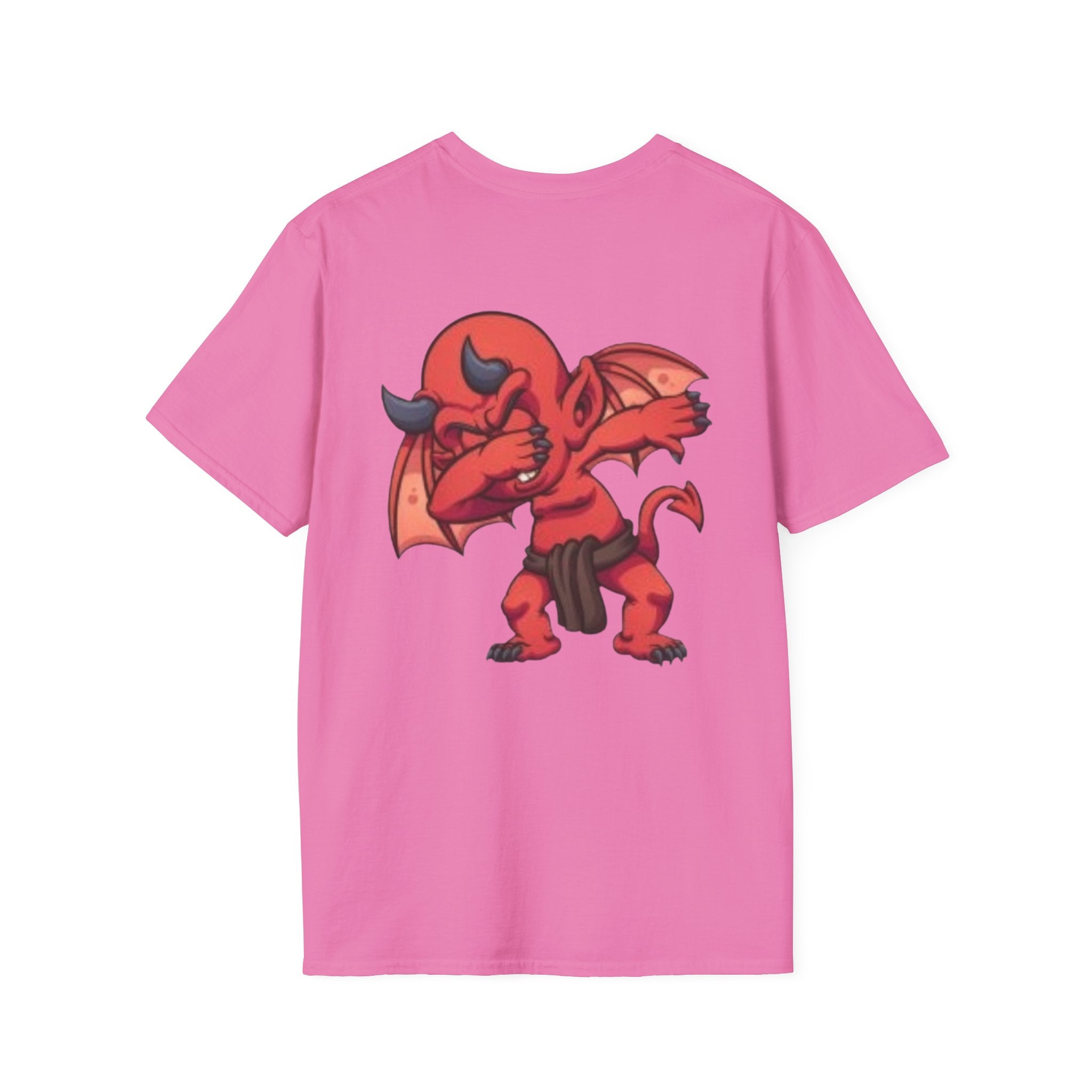 Dabbing Double Sided Angel & Devil Unisex Softstyle T-Shirt