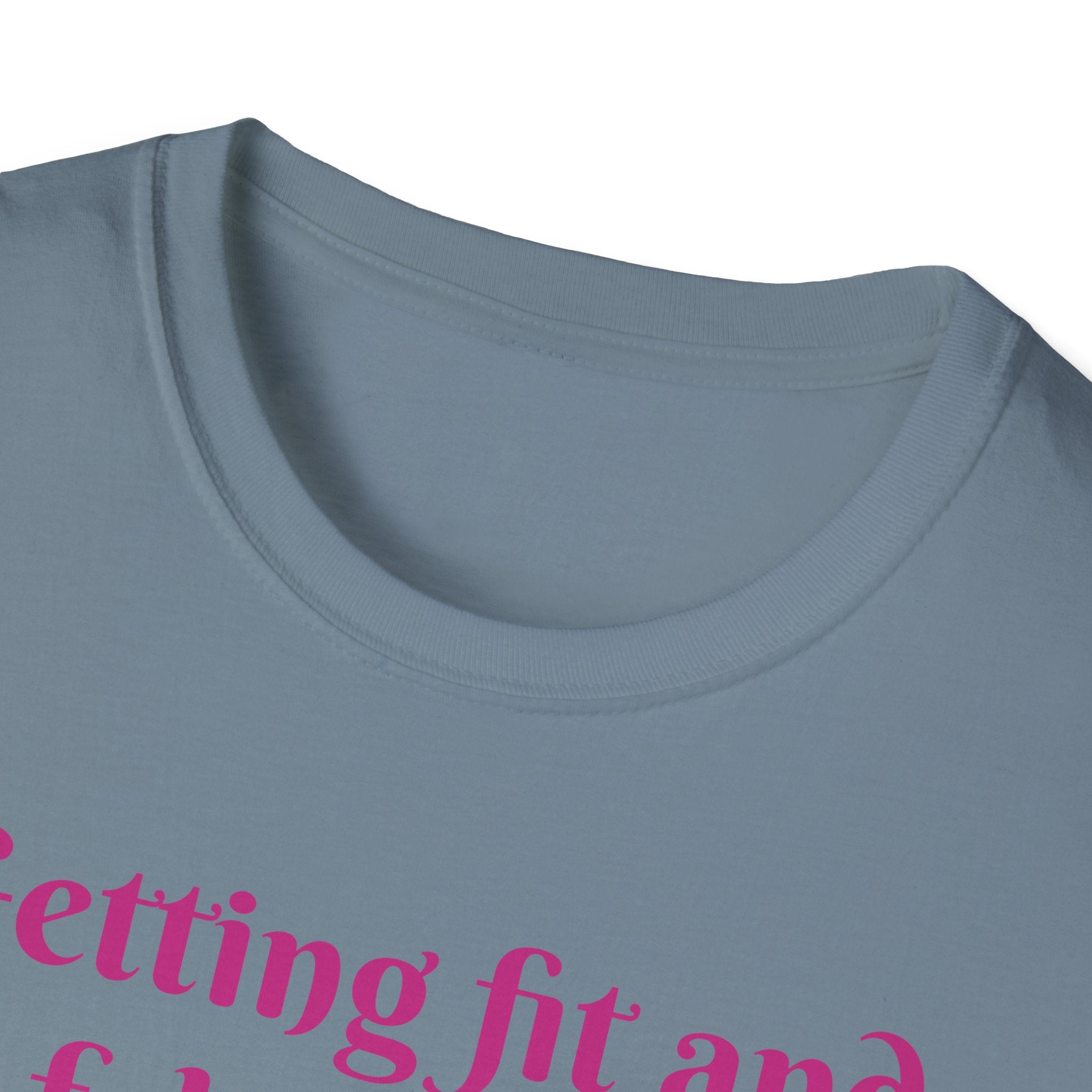 Getting Fit And Fabulous, One Lift At A Time! Unicorn Unisex T-Shirt