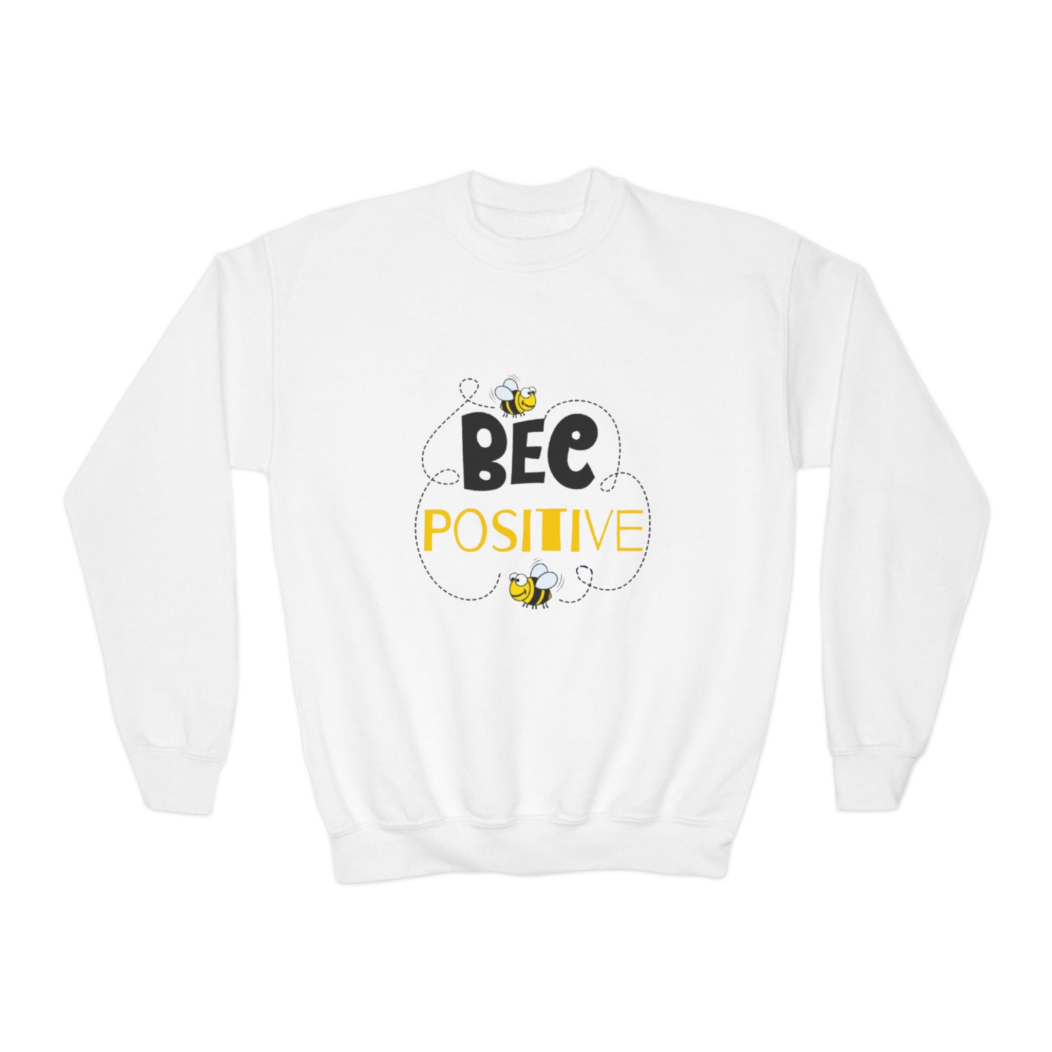 Bee Positive Youth Crewneck Sweatshirt
