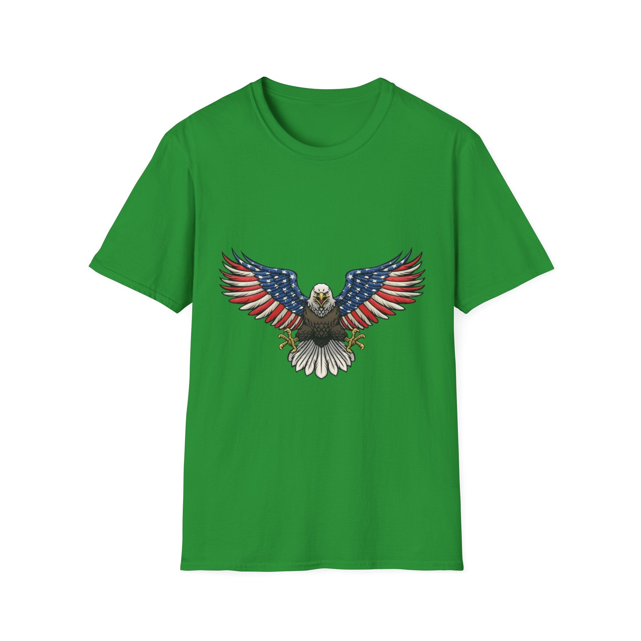Patriotic Eagle Unisex Softstyle T-Shirt