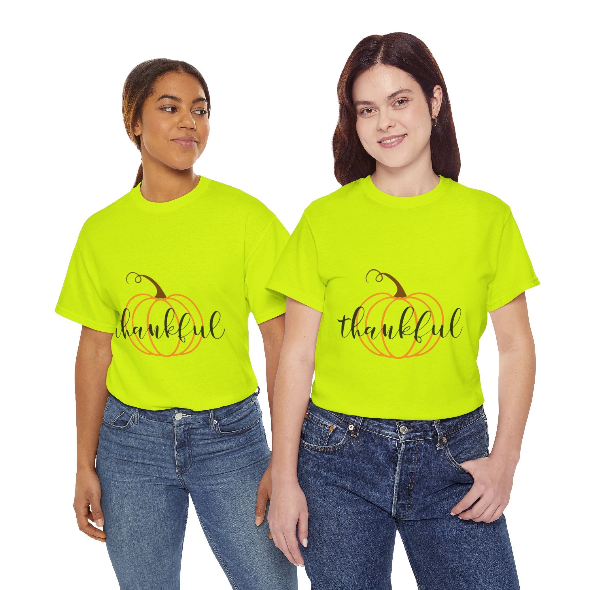 Thankful Pumpkin Unisex Heavy Cotton T-Shirt