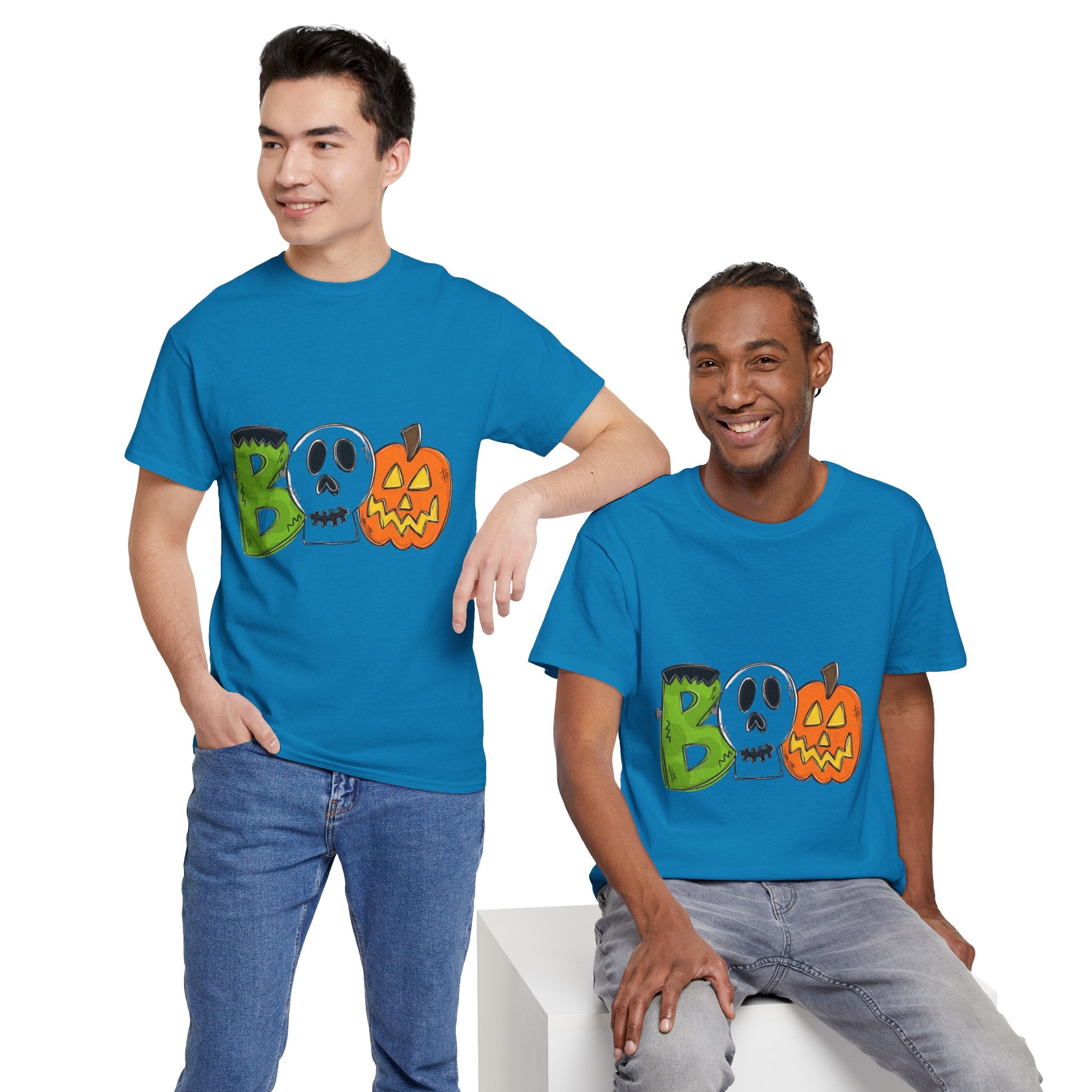 Halloween BOO Unisex Heavy Cotton T-Shirt