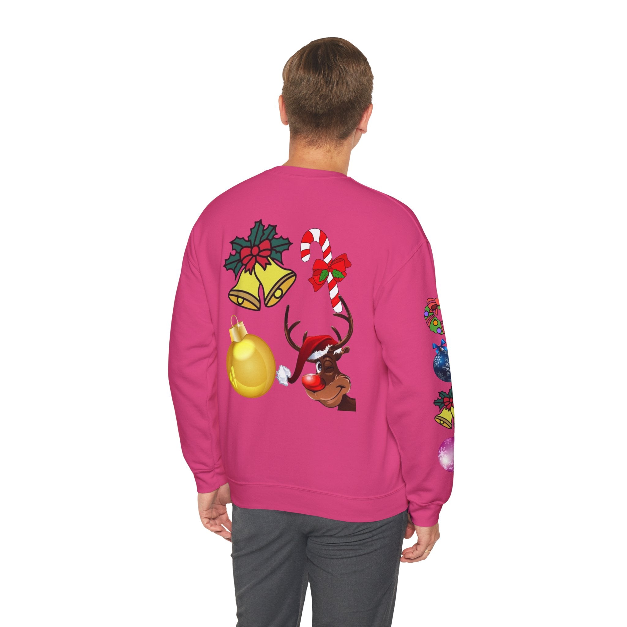Festive Not-So-Ugly Christmas Unisex Heavy Blend™ Crewneck Sweatshirt