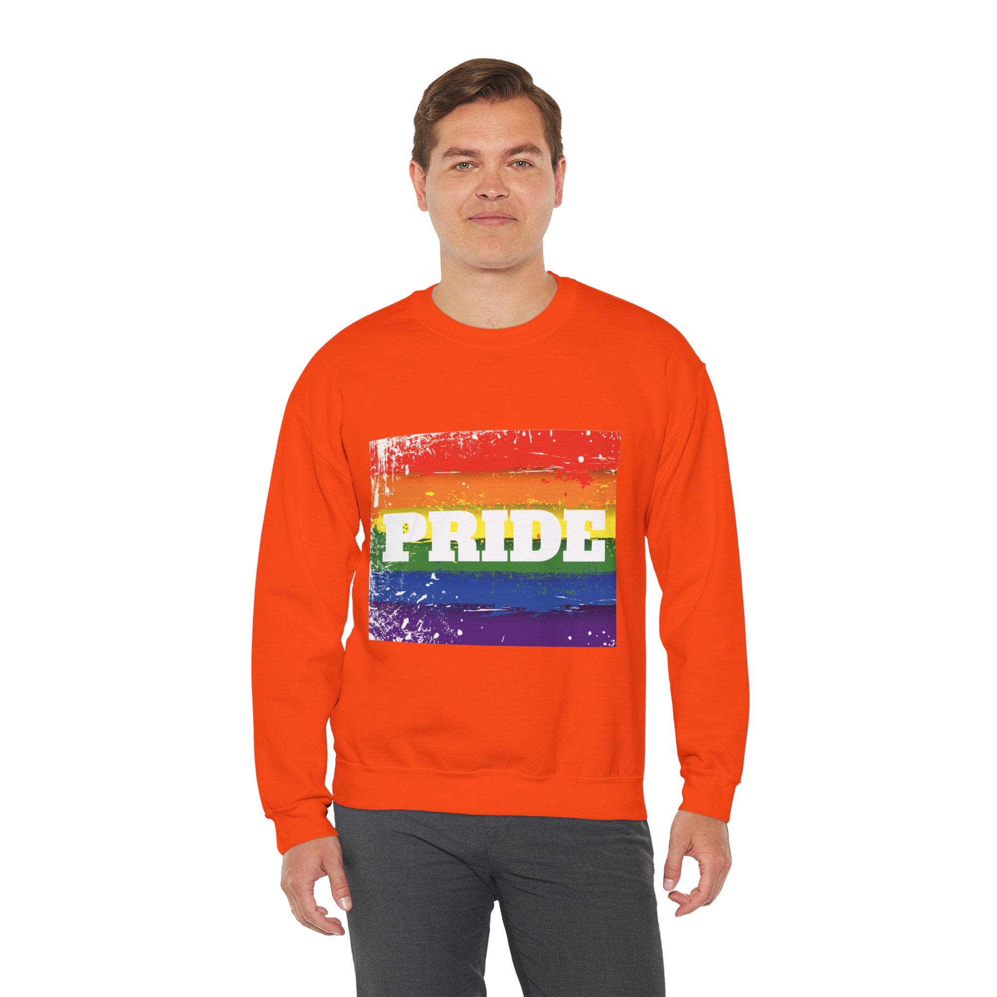 Pride Rainbow Unisex Crewneck Sweatshirt
