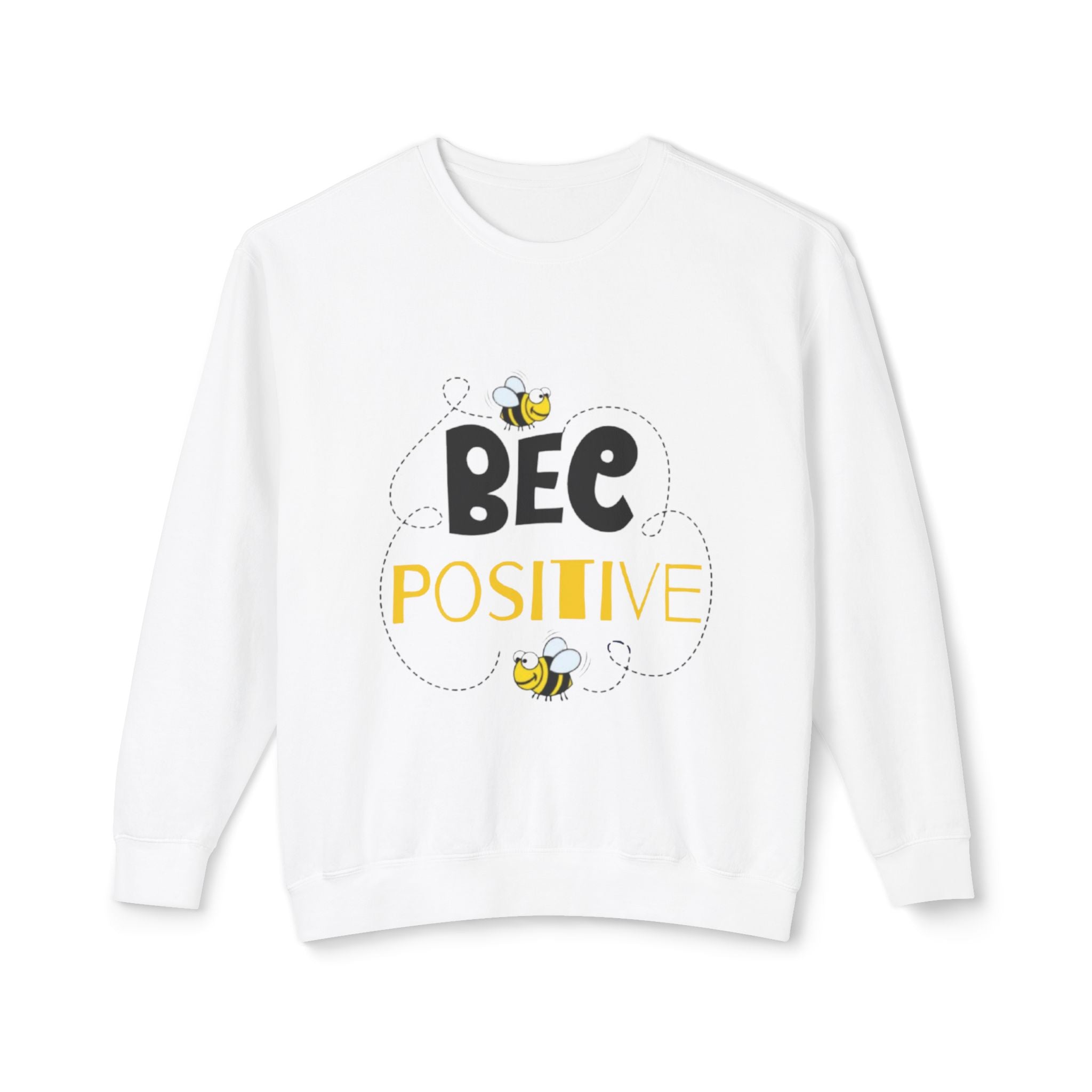 Bee Positive Unisex Lightweight Crewneck Sweatshirt