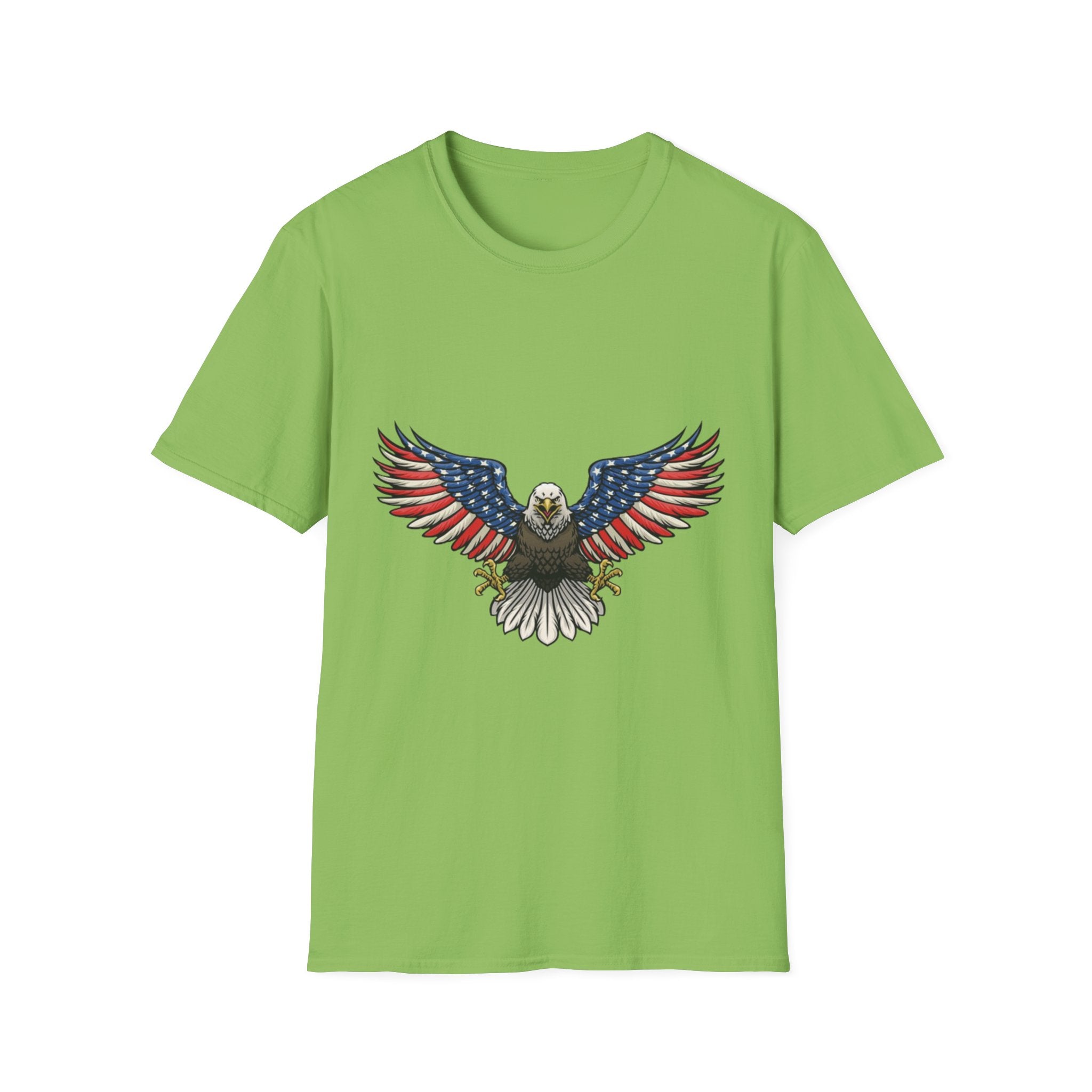 Patriotic Eagle Unisex Softstyle T-Shirt