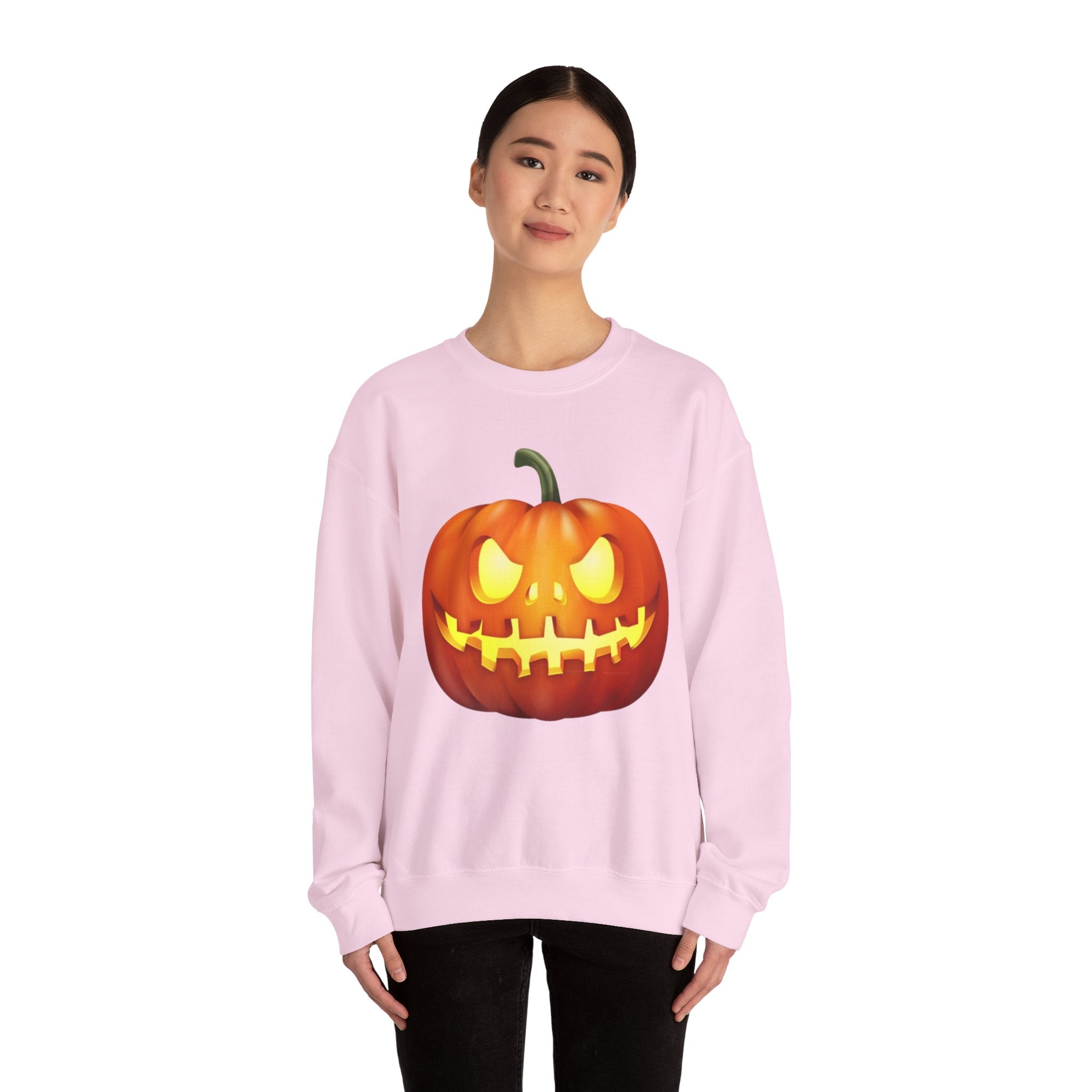Halloween Pumpkin Unisex Heavy Blend™ Crewneck Sweatshirt