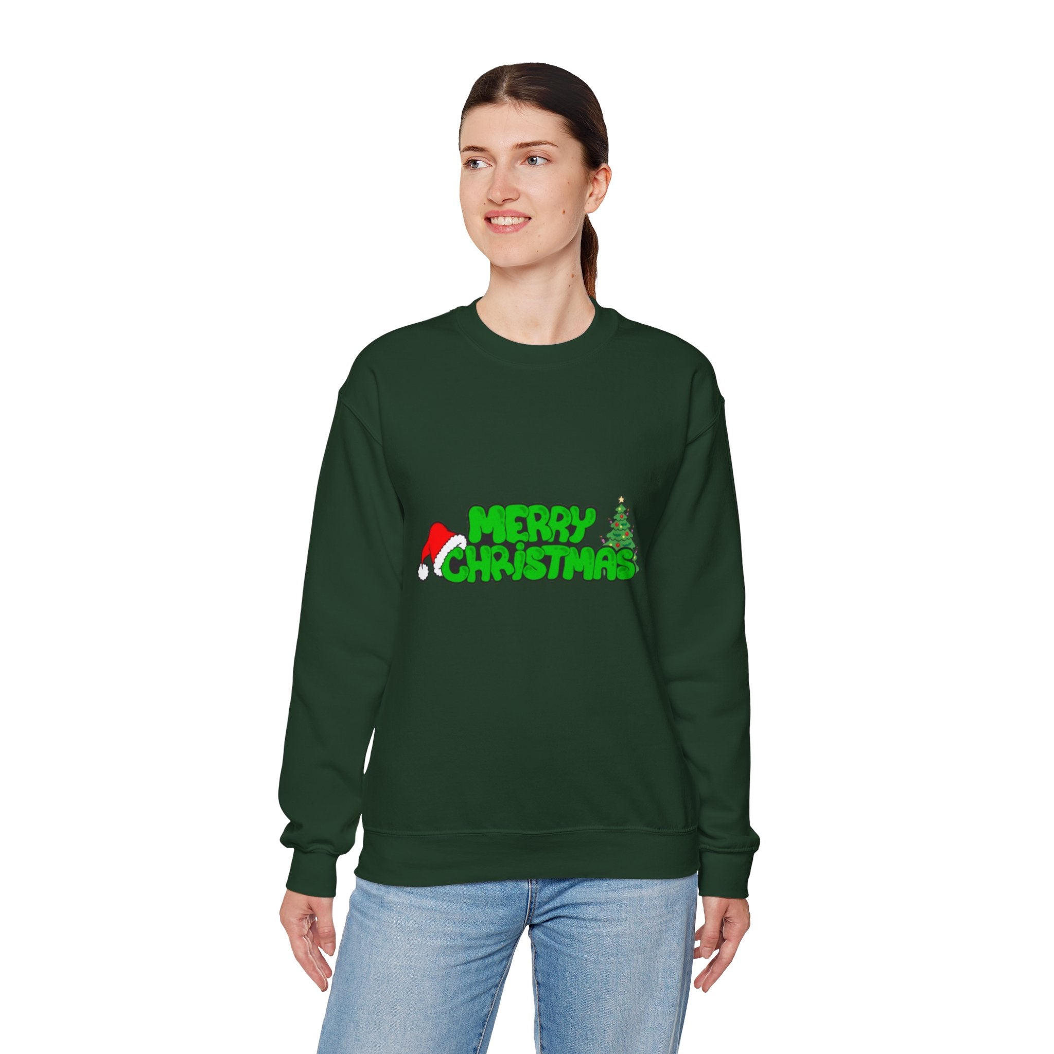 Merry Christmas Unisex Heavy Blend™ Crewneck Sweatshirt
