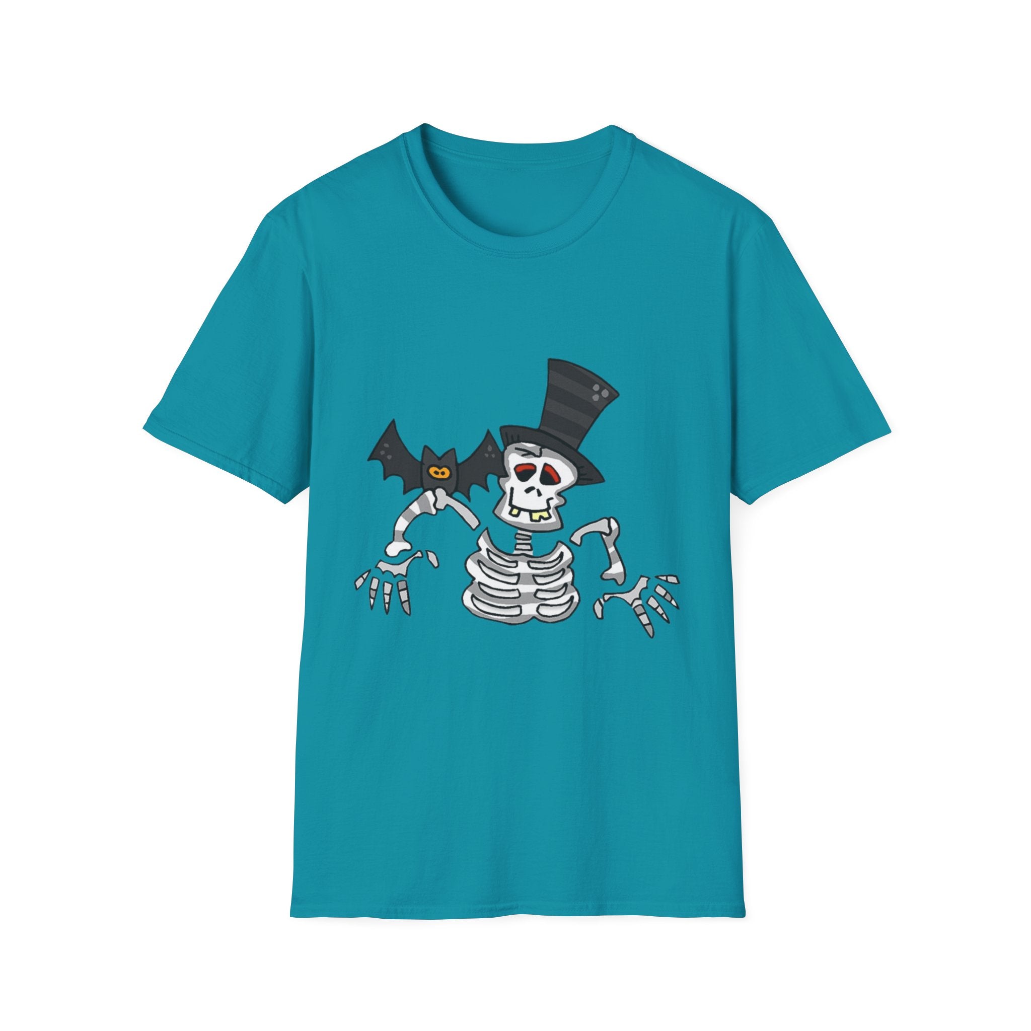 Halloween Skeleton Unisex Softstyle T-Shirt