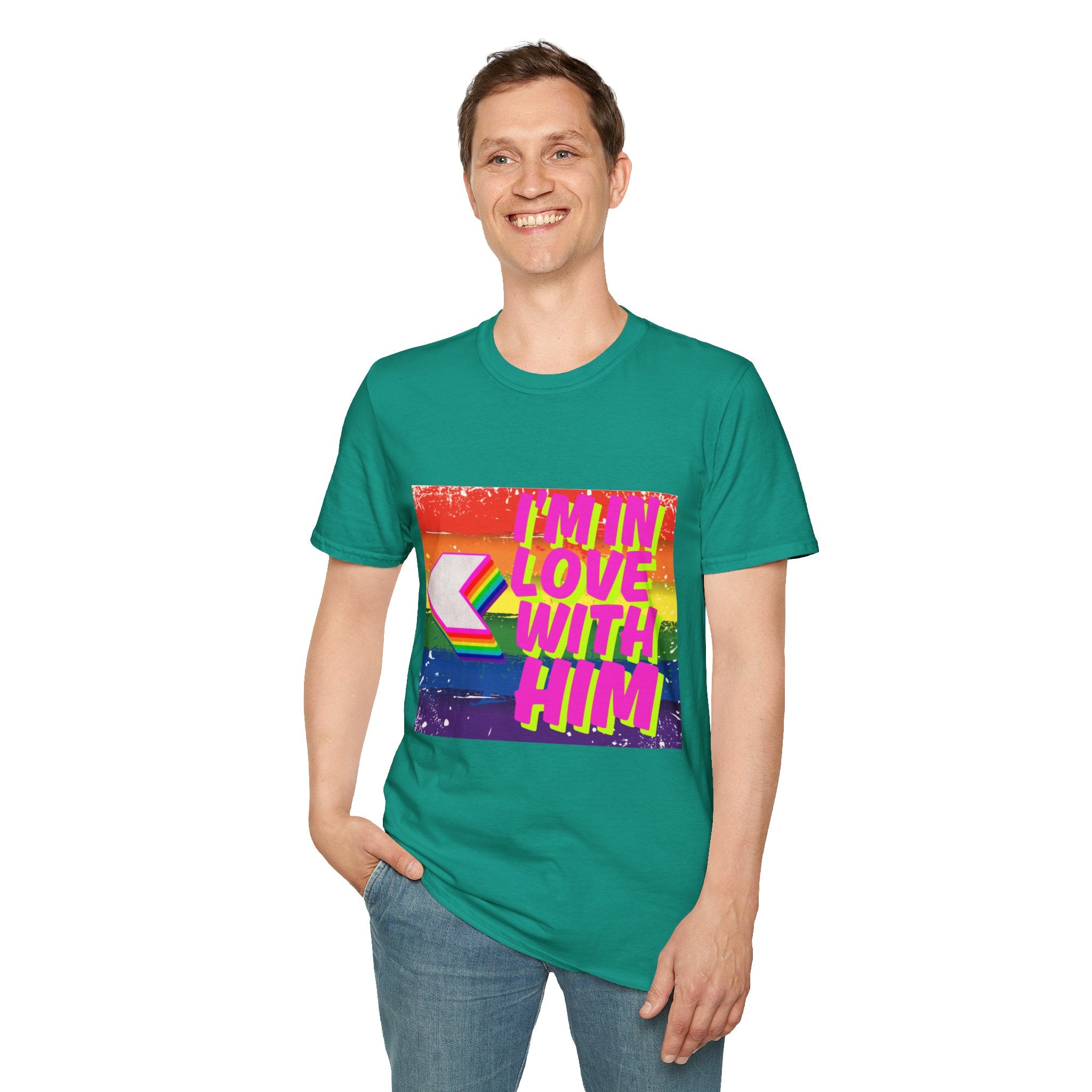 I'm In Love With Him Unisex Softstyle T-Shirt