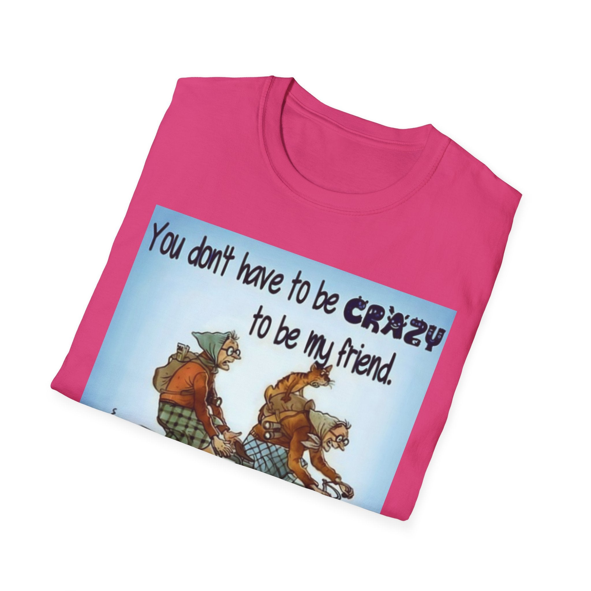 You Don't Have to be CRAZY to be my Friend, I'll Train You! Unisex Softstyle T-Shirt