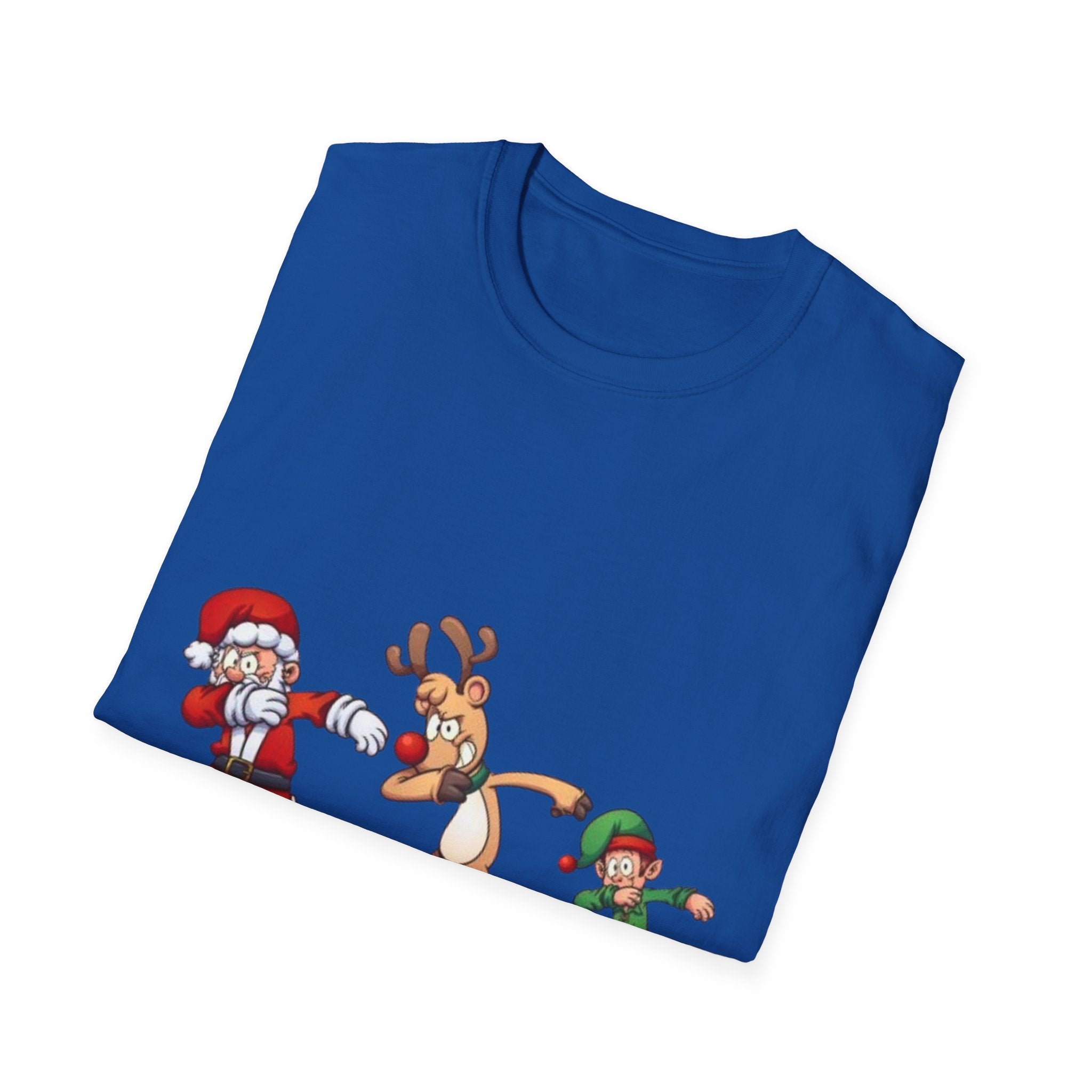 Dabbing Christmas Unisex Softstyle T-Shirt