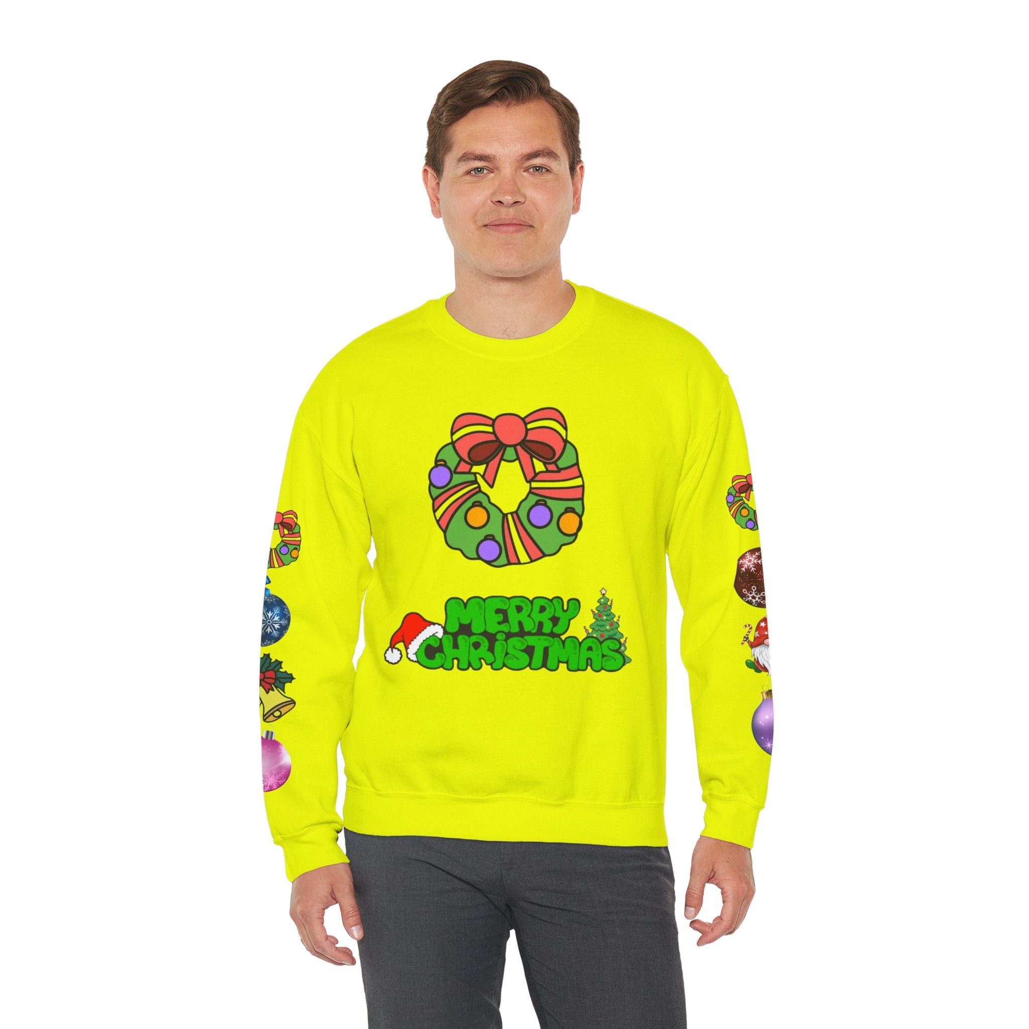 Festive Not-So-Ugly Christmas Unisex Heavy Blend™ Crewneck Sweatshirt