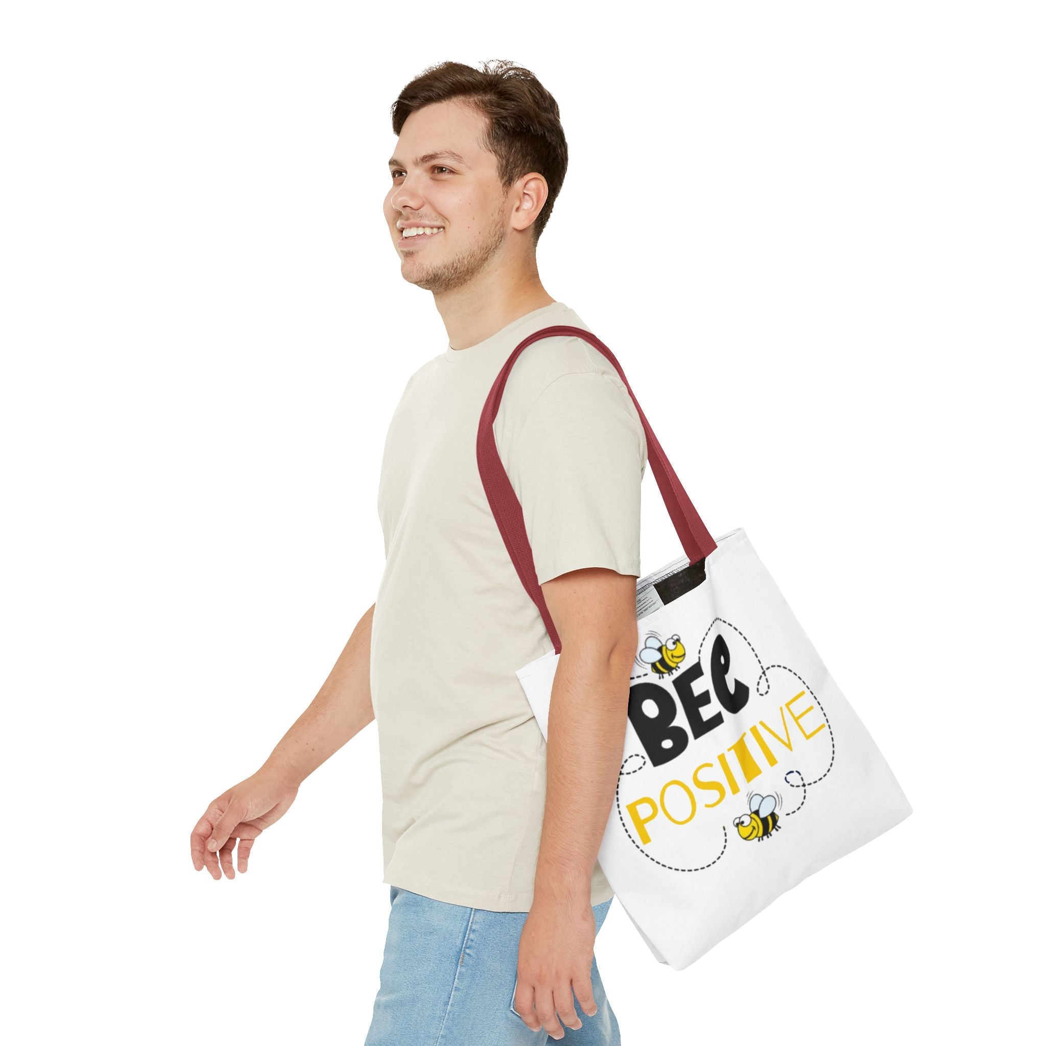 Bee Positive Eco-Friendly Tote Bag