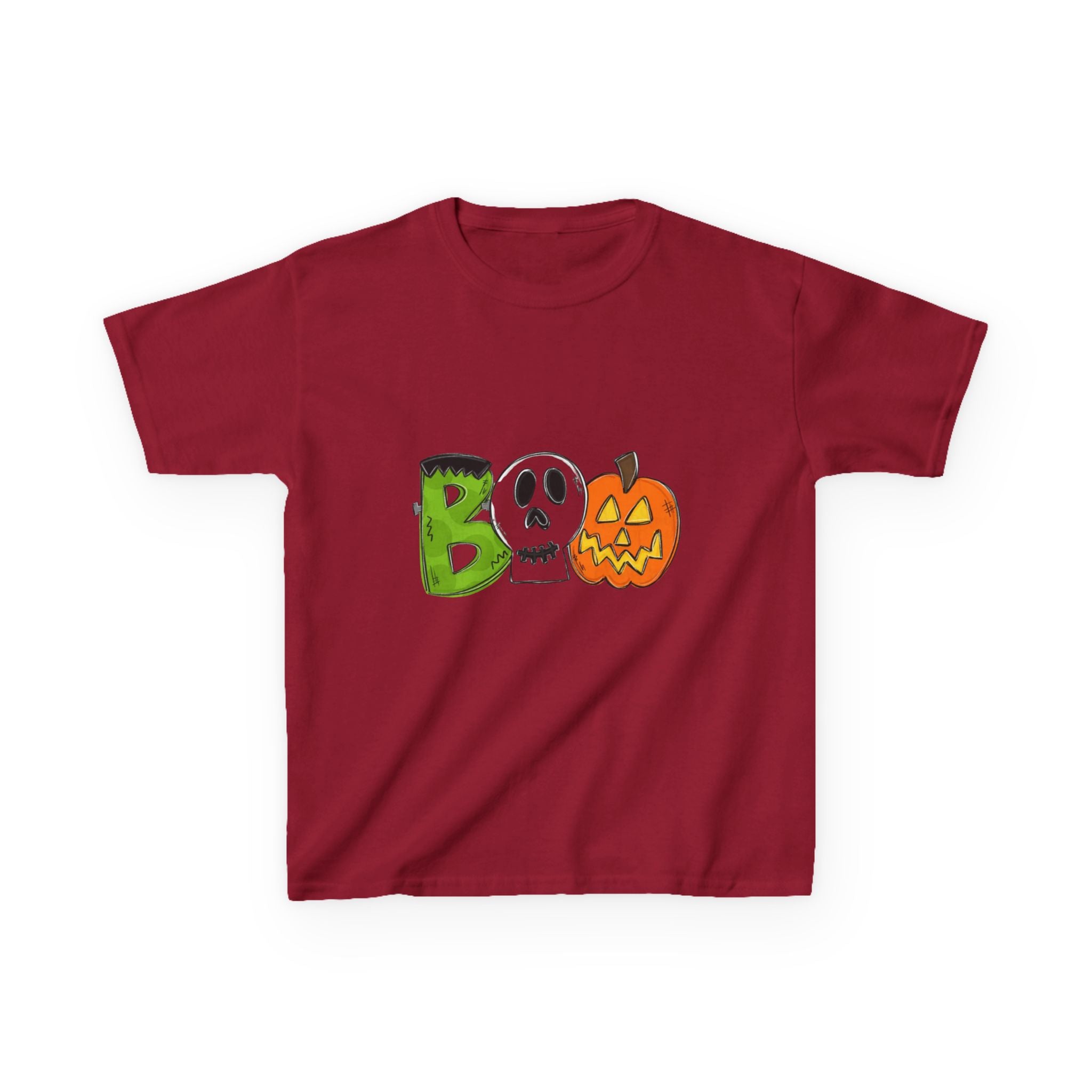 Halloween BOO Kids Short Sleeve T-Shirt