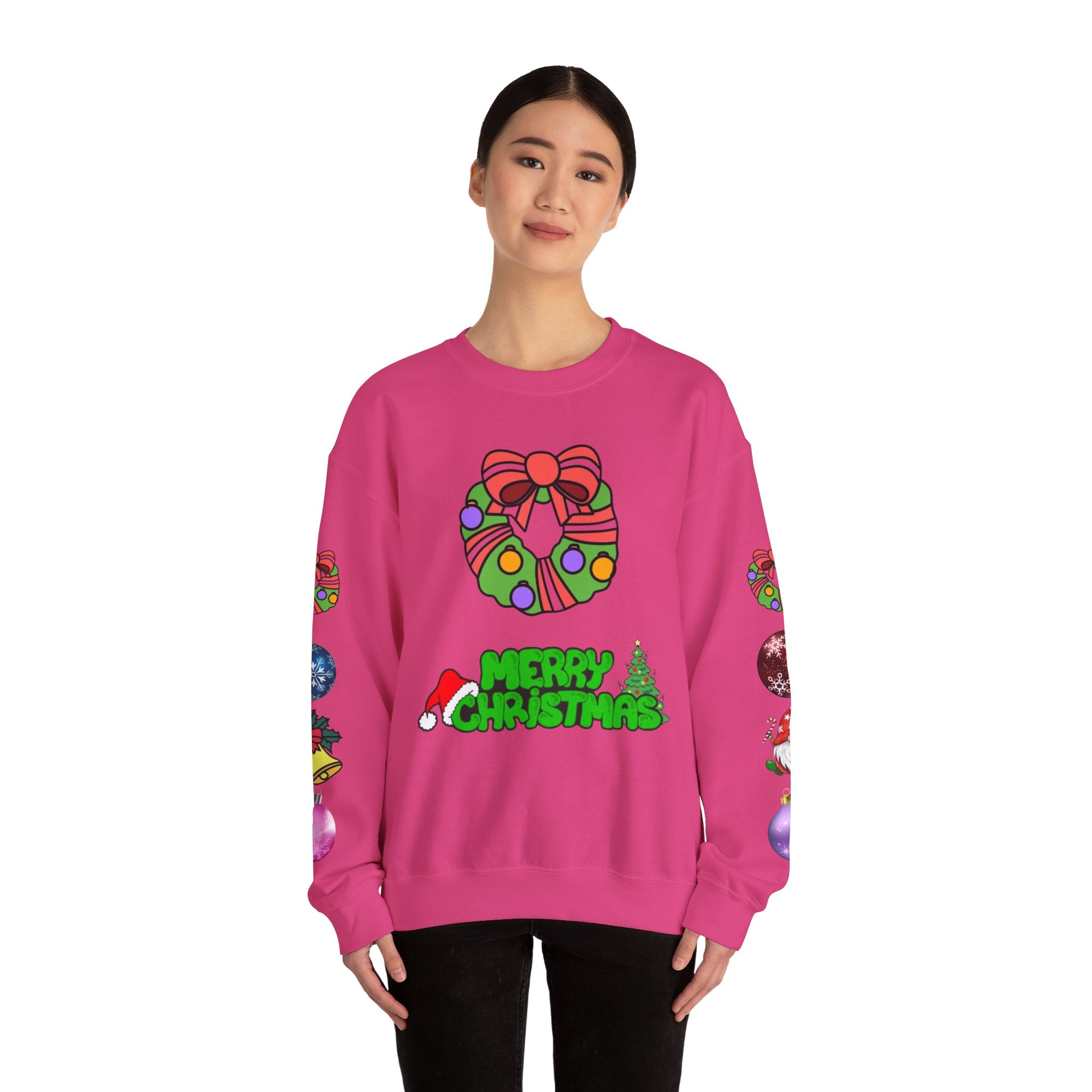 Festive Not-So-Ugly Christmas Unisex Heavy Blend™ Crewneck Sweatshirt