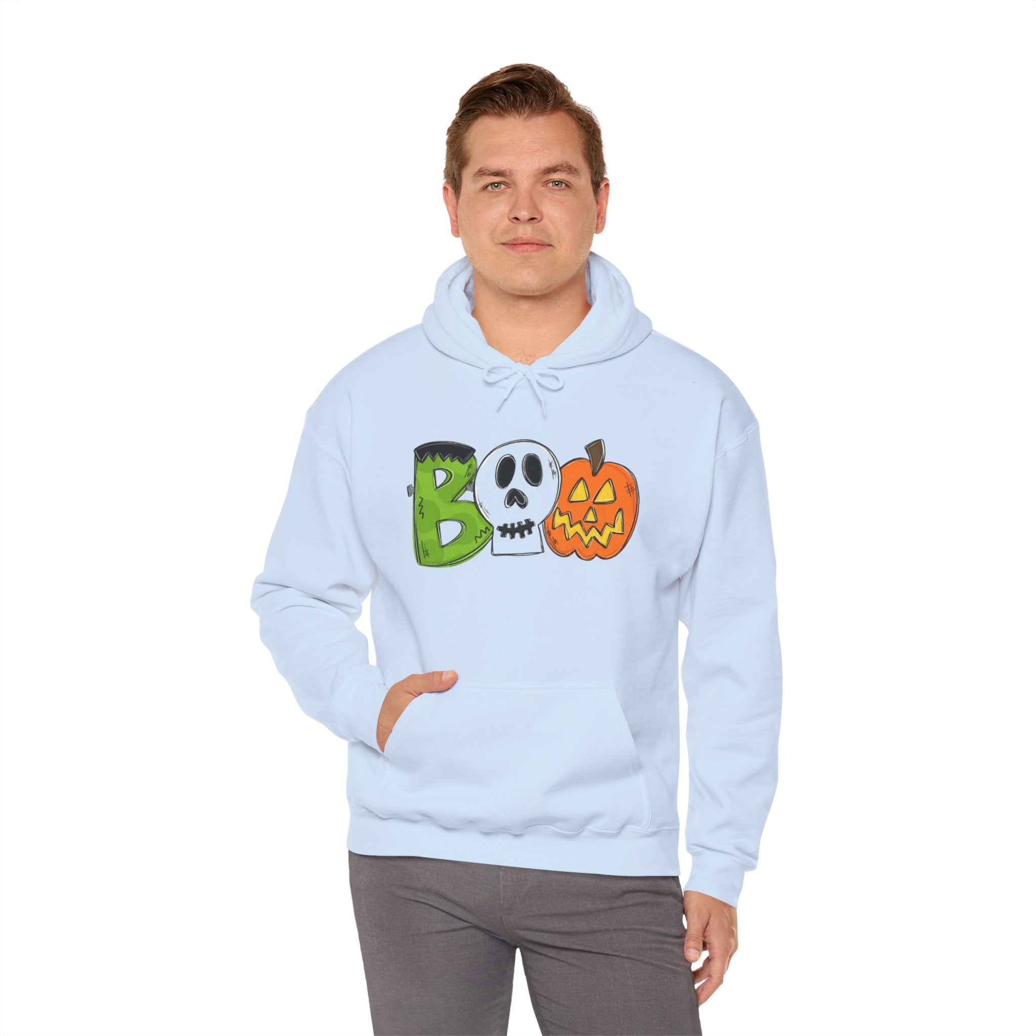 Halloween Boo Unisex Heavy Blend™ Hooded Sweatshirt