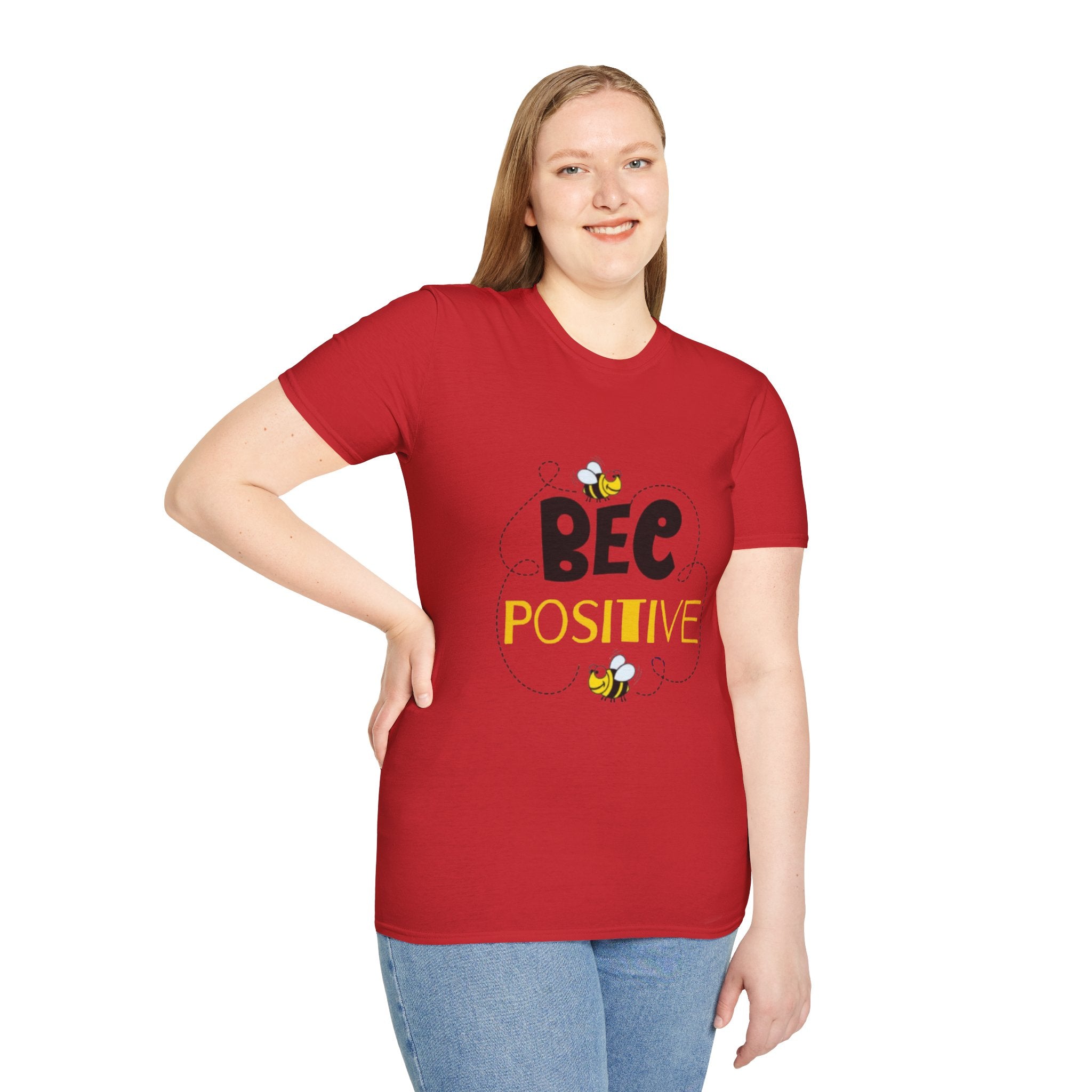 Bee Positive Unisex Softstyle T-Shirt