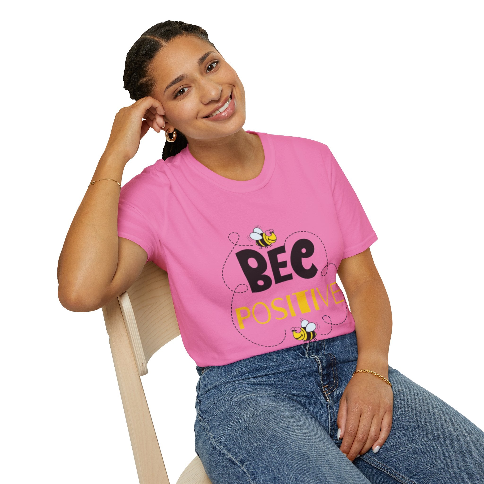 Bee Positive Unisex Softstyle T-Shirt