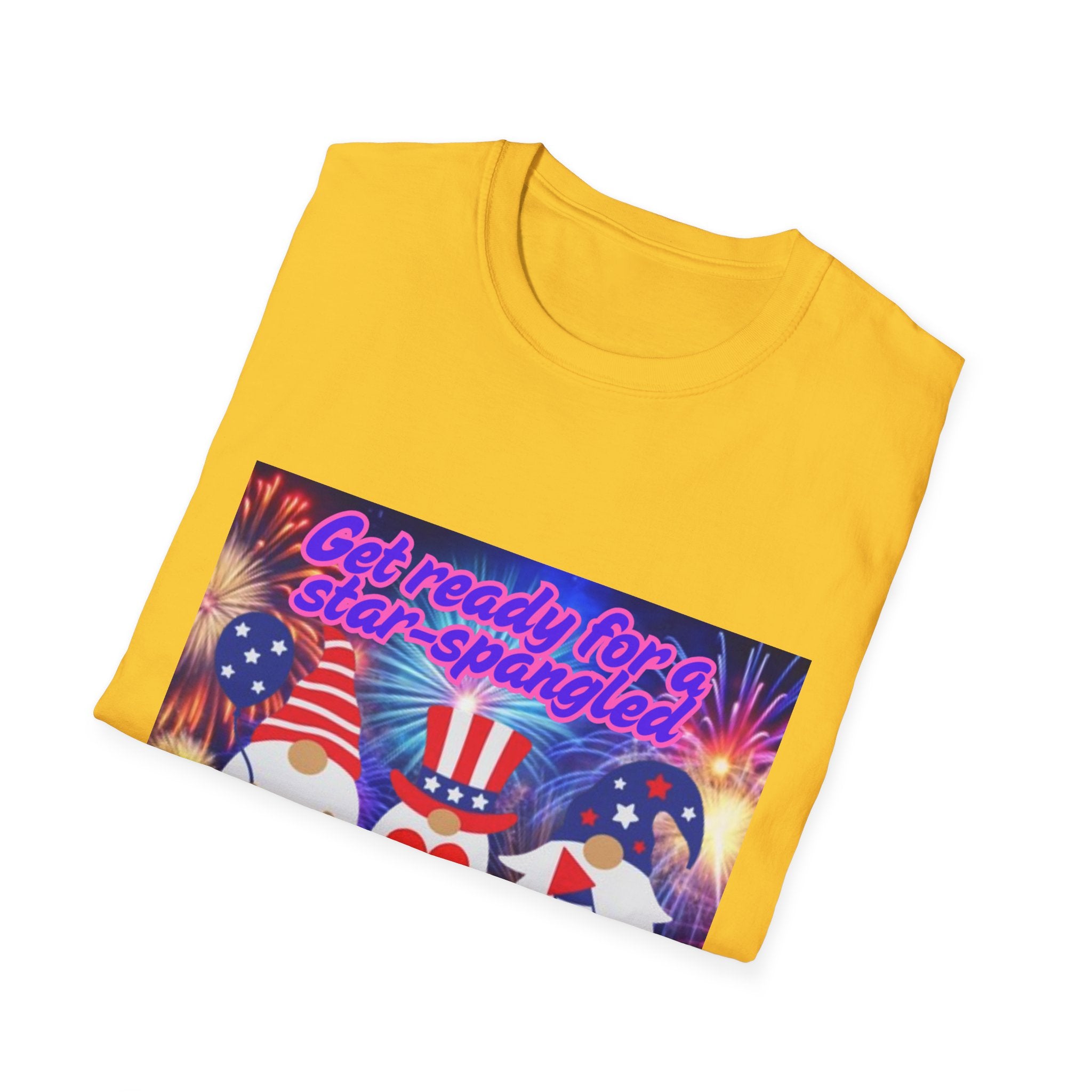 Get Ready For A Star-Spangled Good Time! Unisex Softstyle T-Shirt