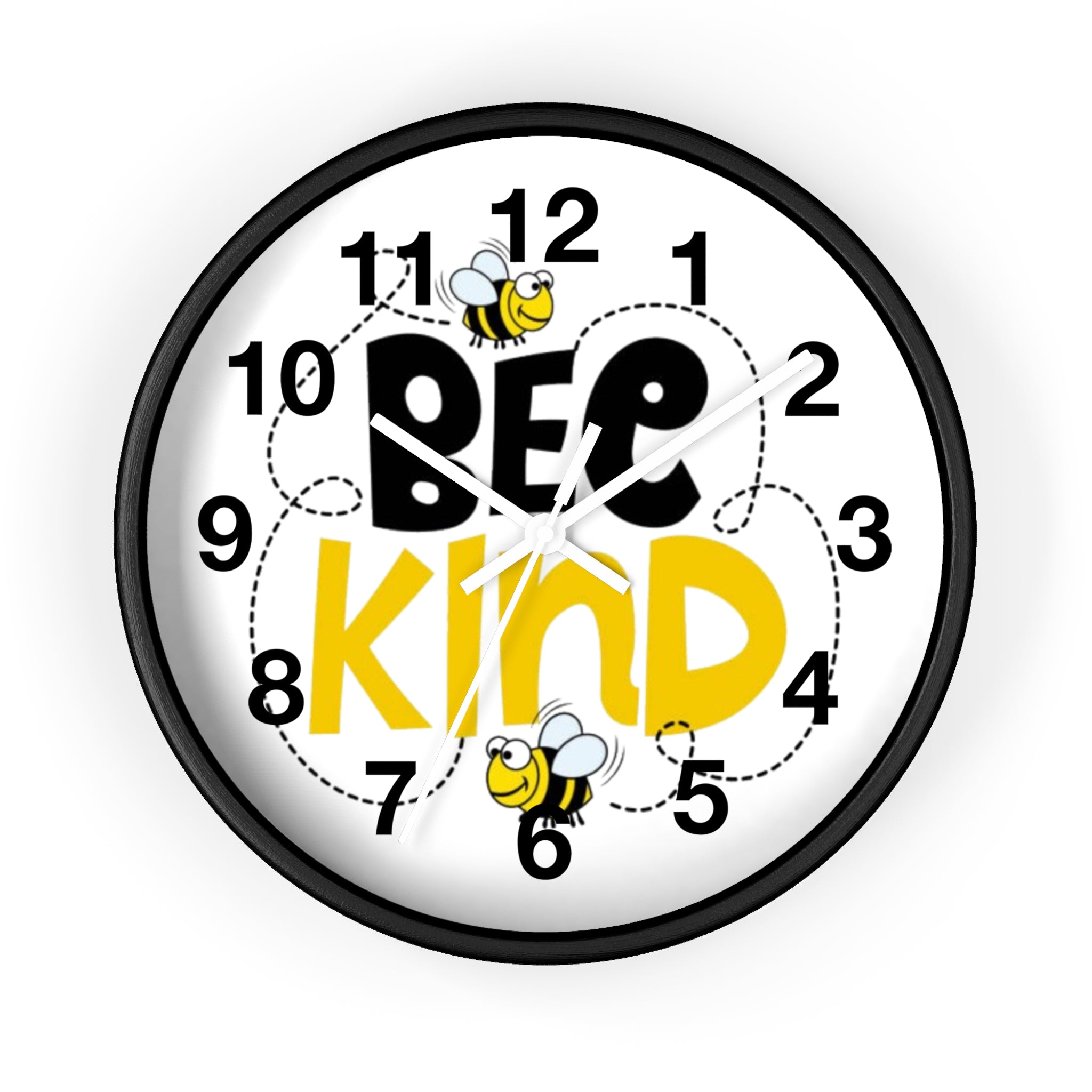 Bee Kind Inspirational Wall Clock
