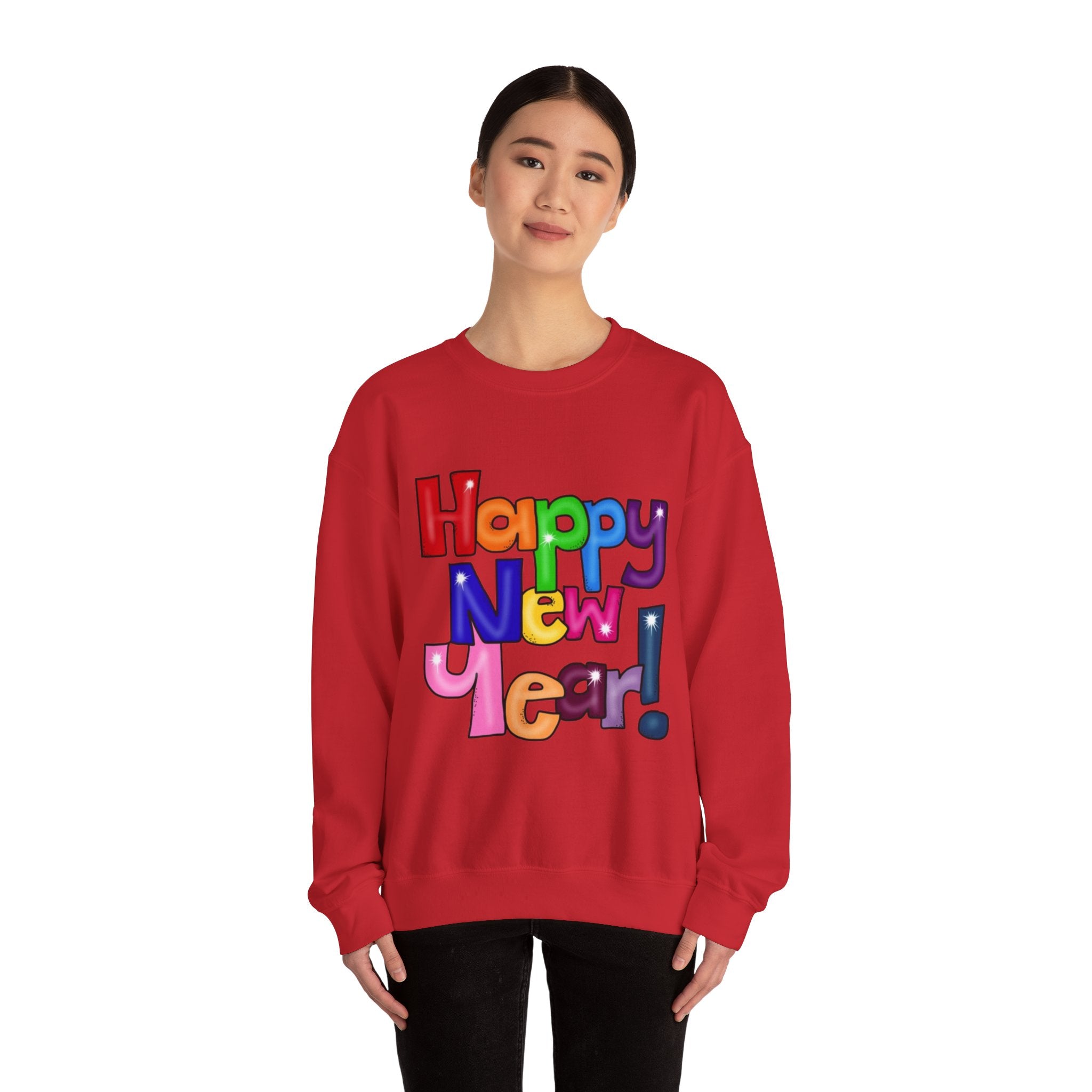 2026 Happy New Year DOUBLE SIDED Unisex Heavy Blend™ Crewneck Sweatshirt