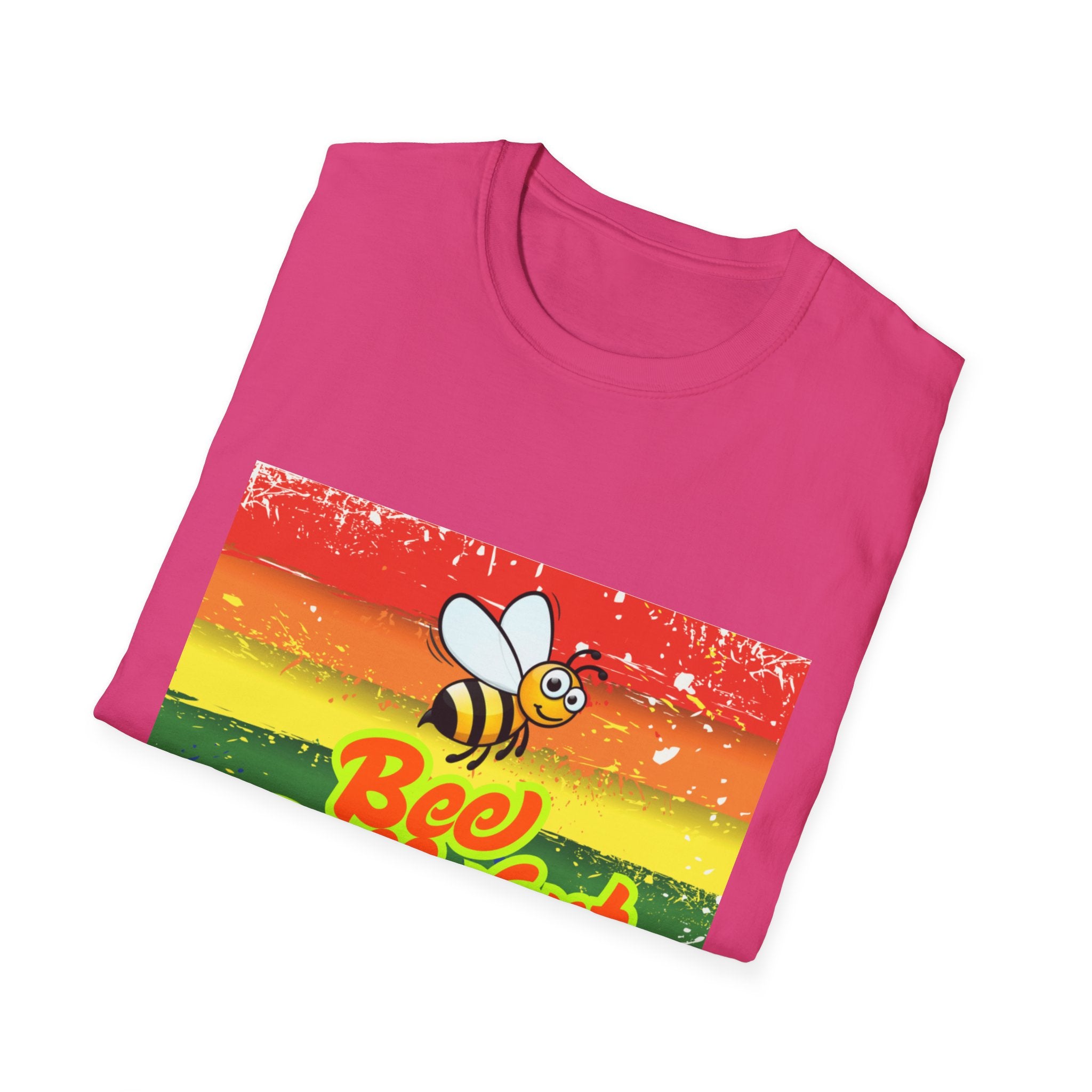 Bee Different Rainbow Unisex Softstyle T-Shirt