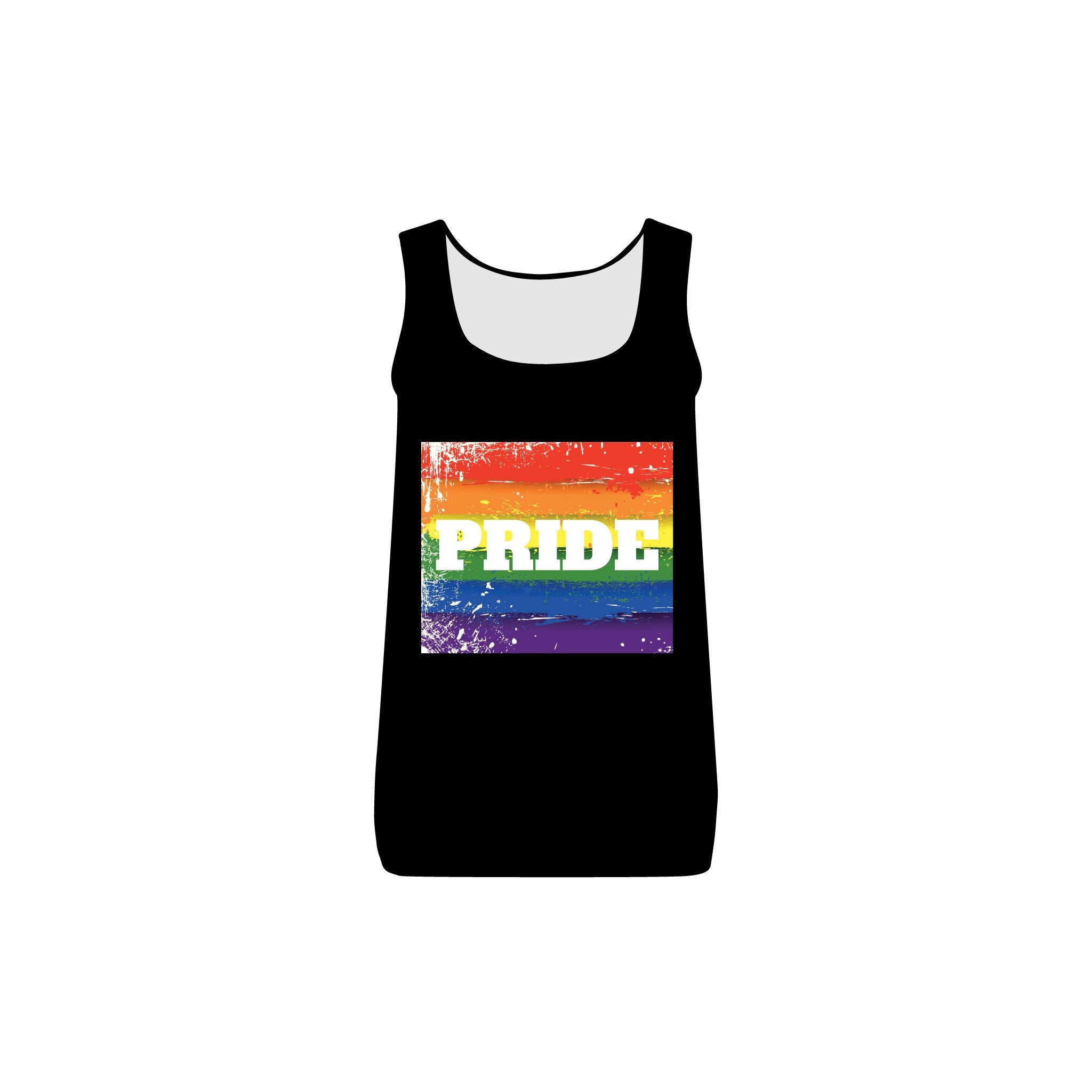 Pride Rainbow Women's Baby Rib Tank Top