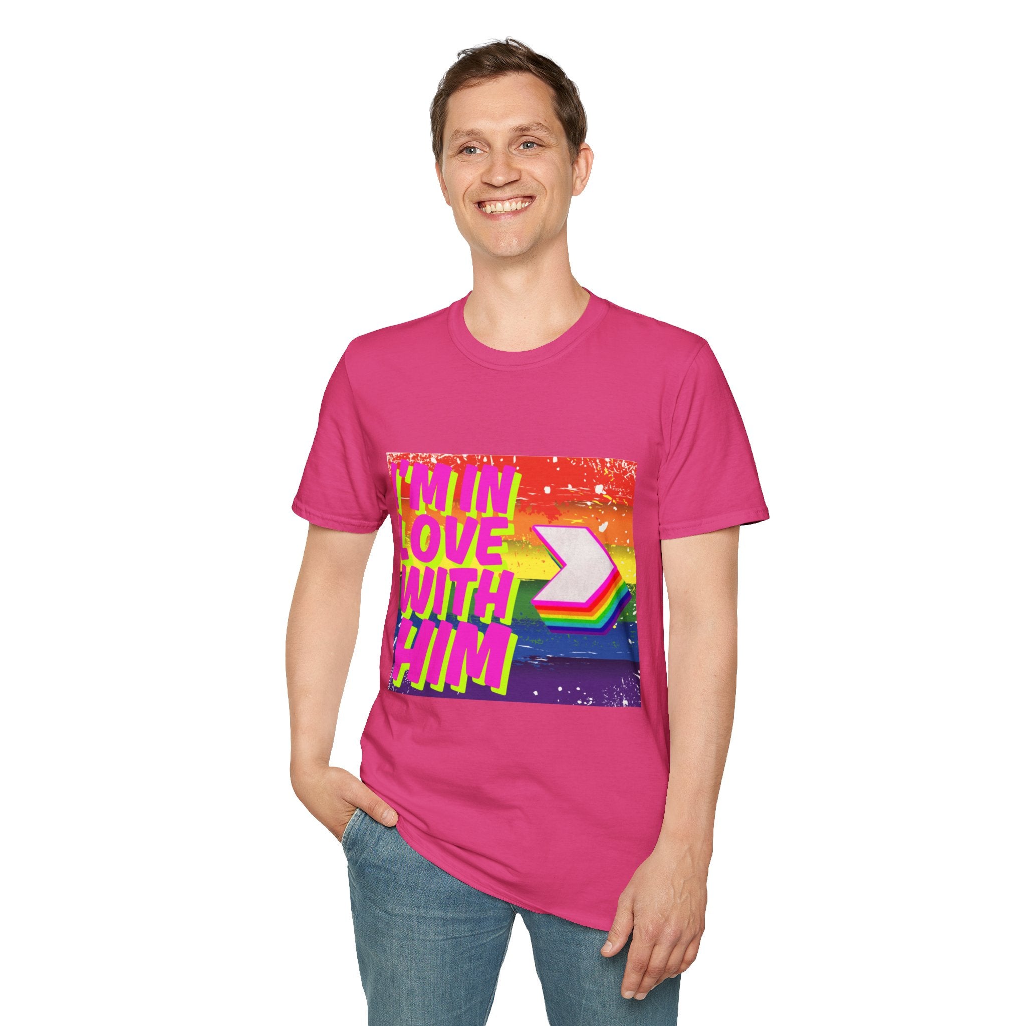 I'm In Love With Him Unisex Softstyle T-Shirt