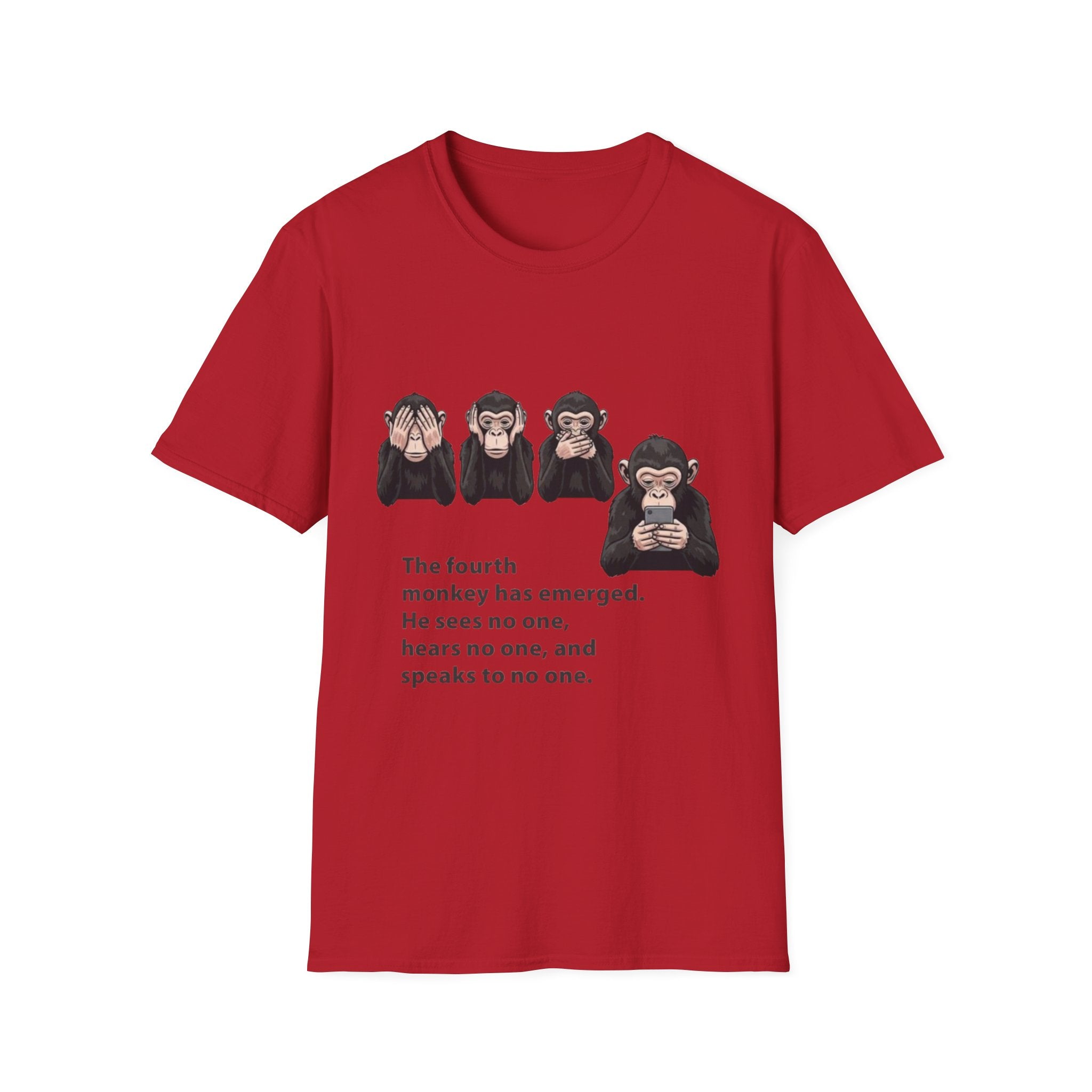 Four Monkeys Unisex Softstyle T-Shirt