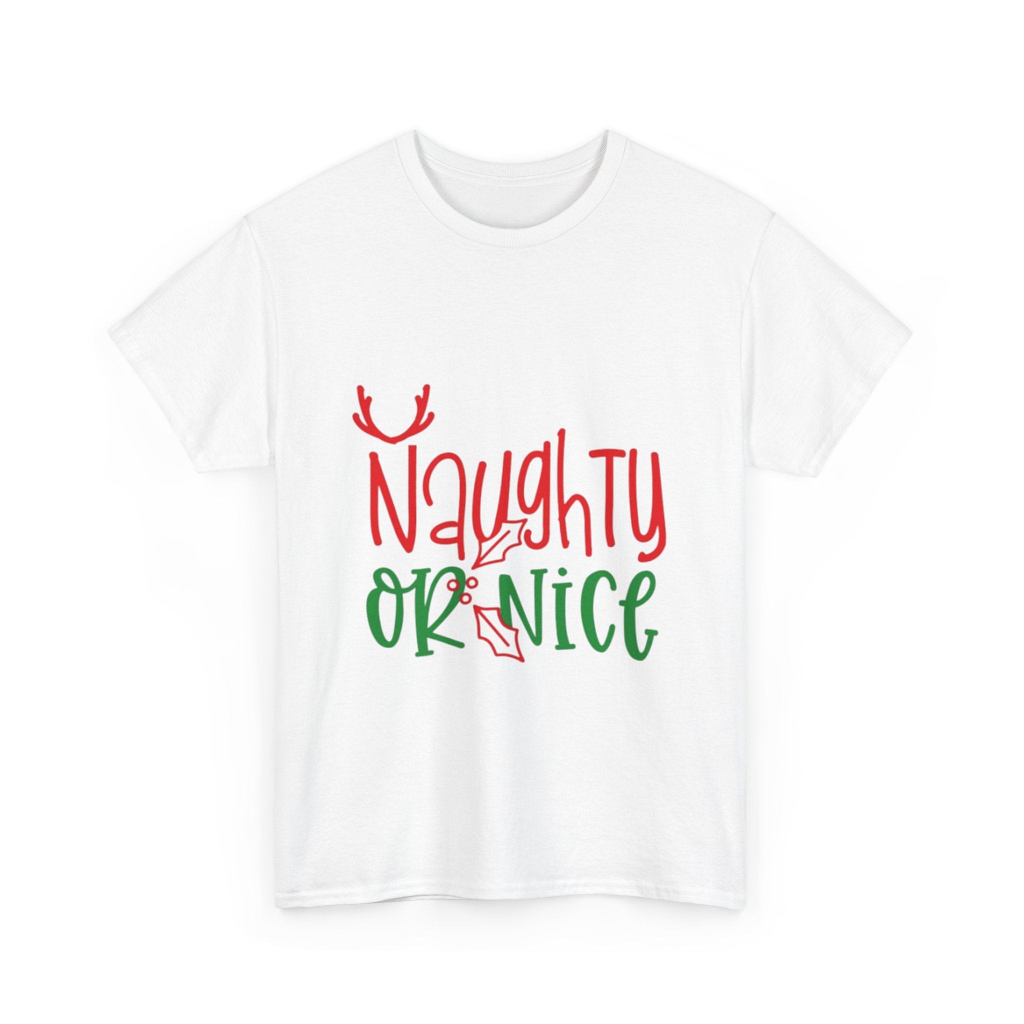 Naughty Or Nice Unisex Heavy Cotton T-Shirt