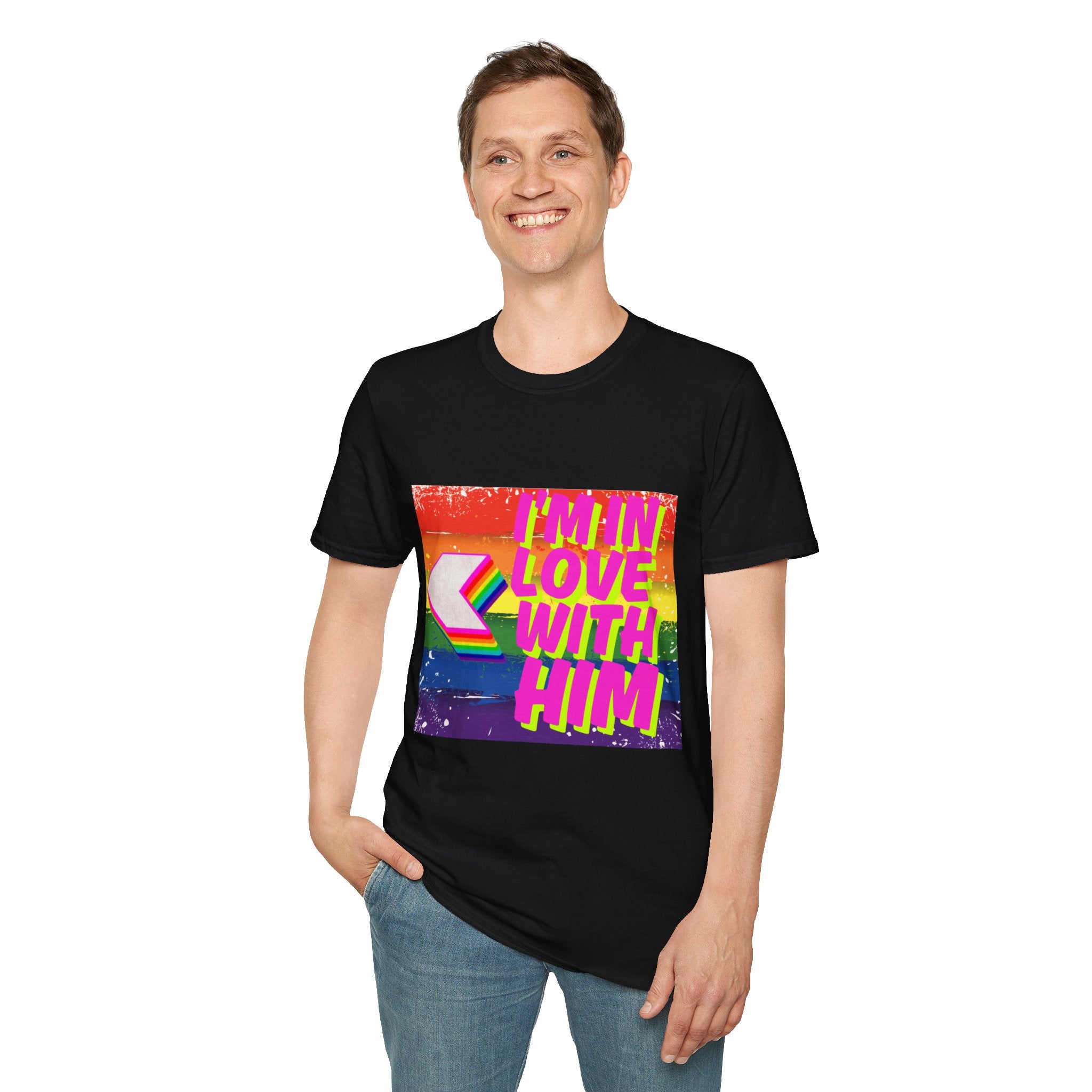 I'm In Love With Him Unisex Softstyle T-Shirt