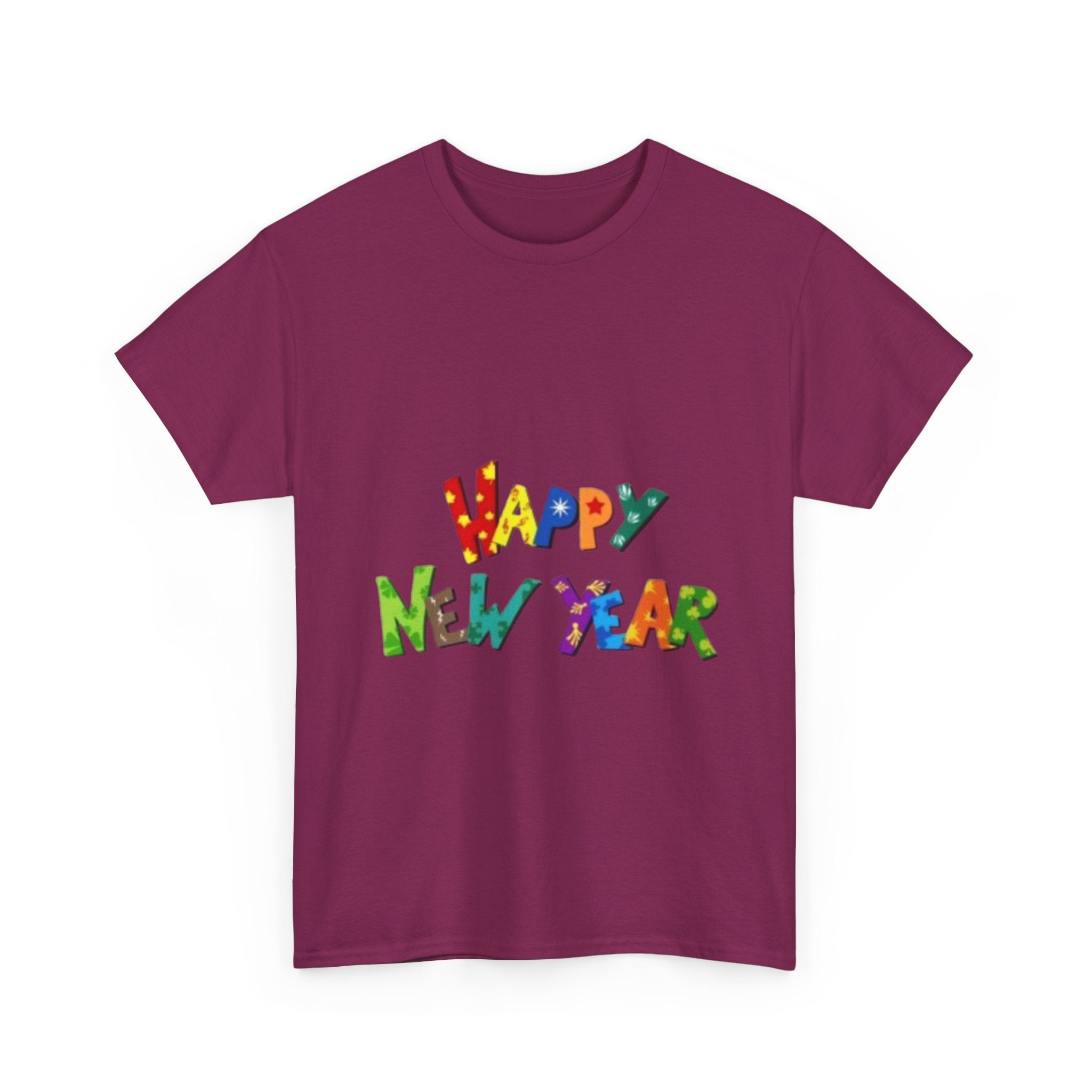 2026 Happy New Year DOUBLE SIDED Unisex Heavy Cotton Tee
