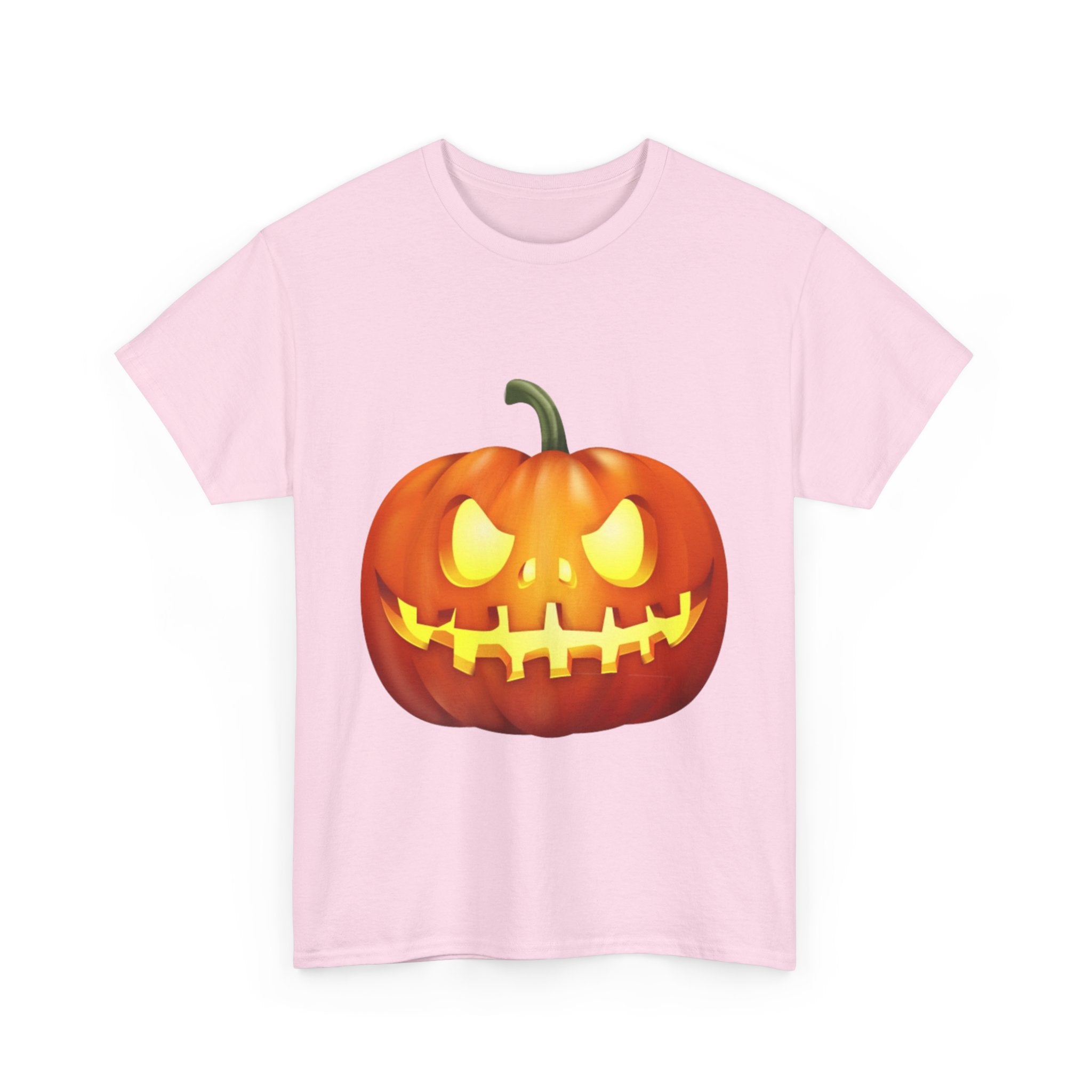 Halloween Pumpkin Unisex Heavy Cotton T-Shirt