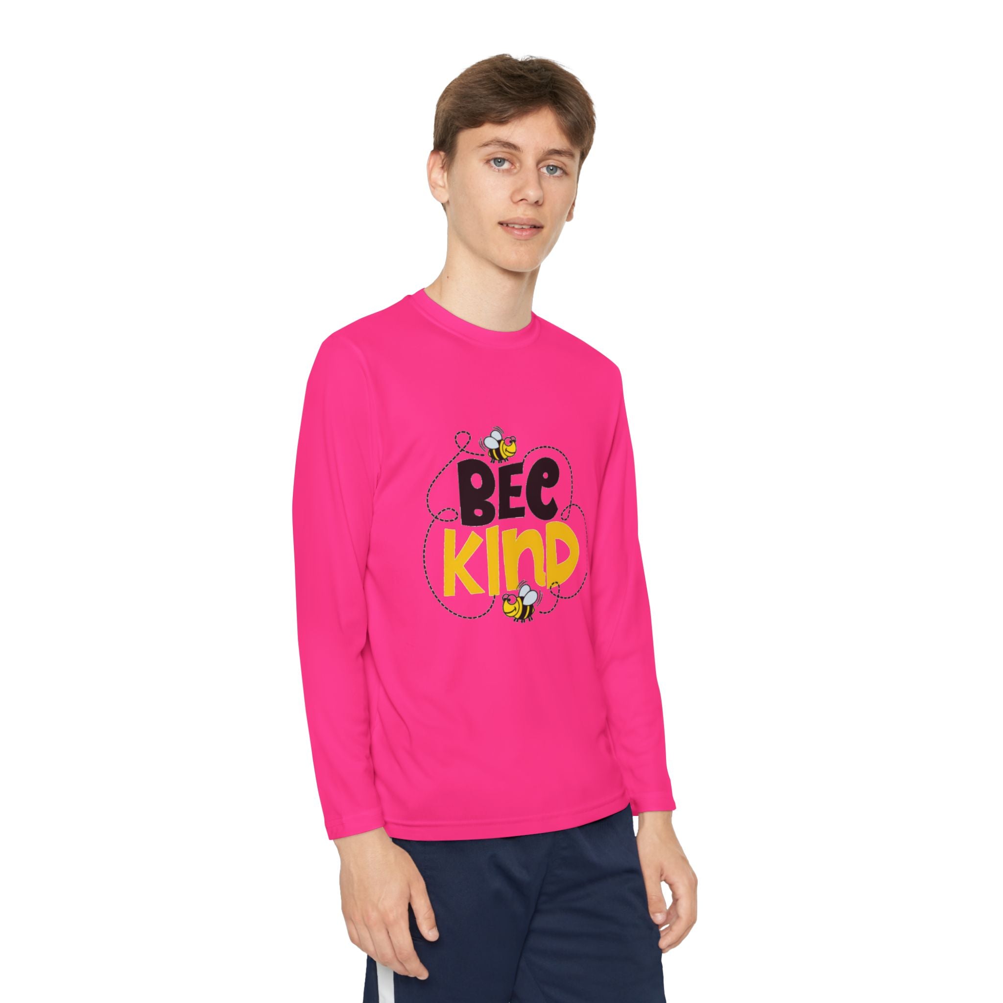 Bee Kind Youth Long Sleeve Competitor T-Shirt