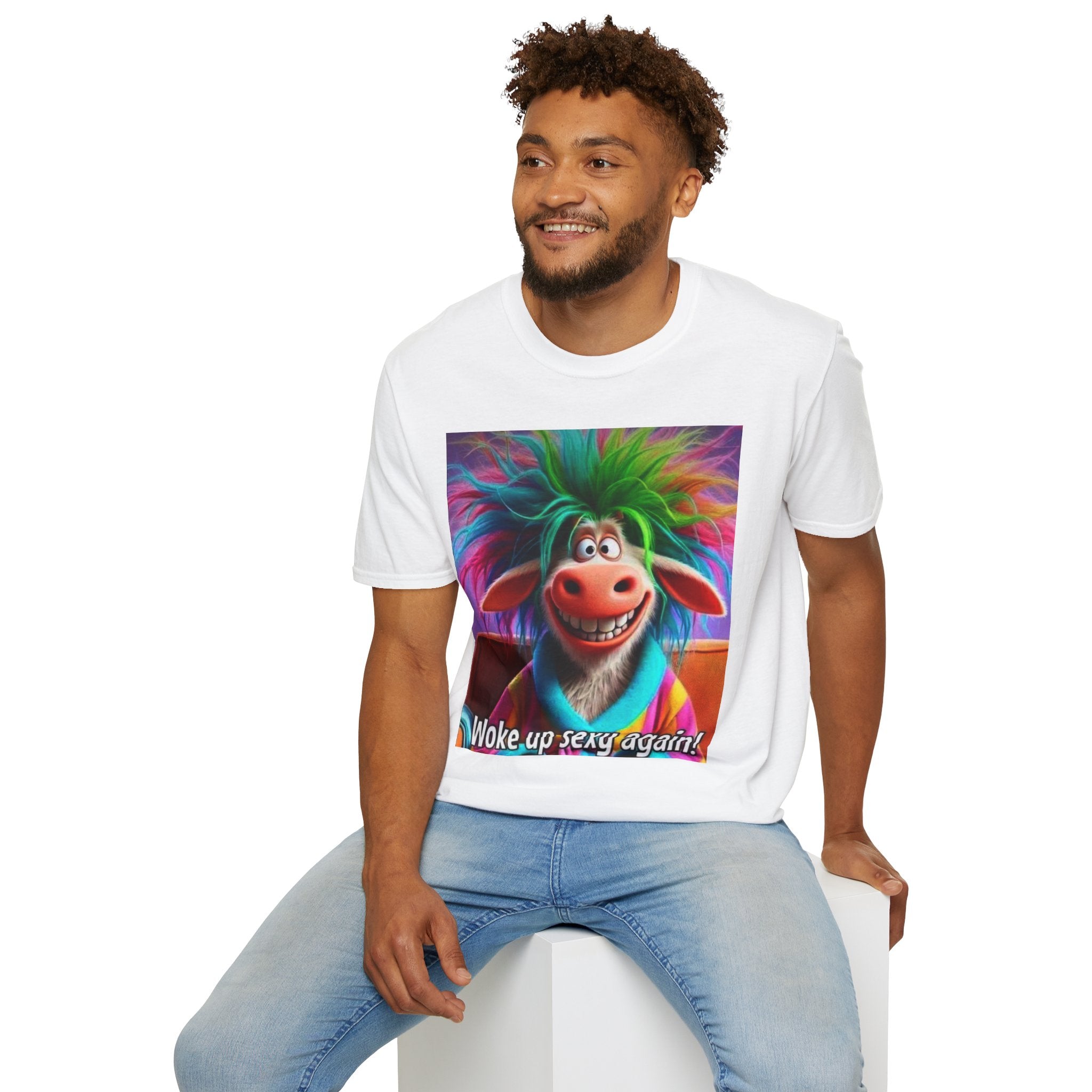 Woke Up Sexy Again Unisex Softstyle T-Shirt
